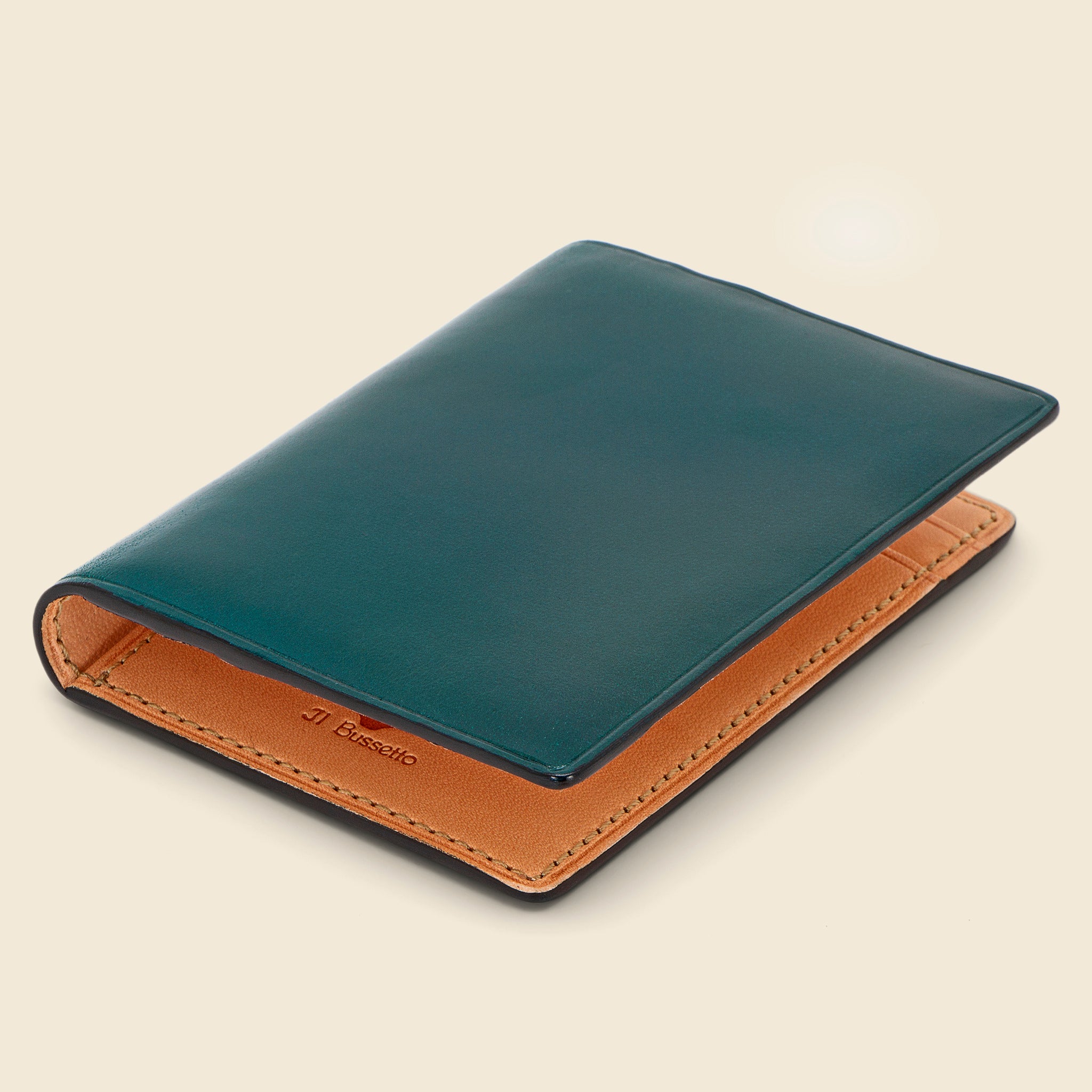 Il Bussetto, Bi-Fold Card Case - Evergreen