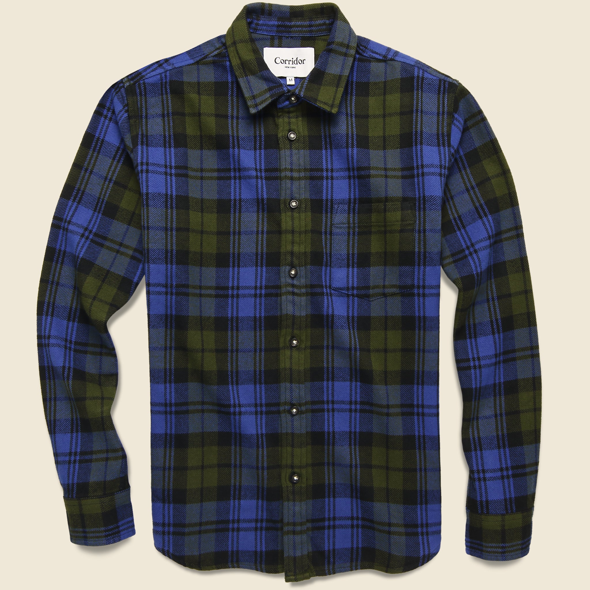 Corridor, Big Energy Blackwatch Flannel - Indigo/Olive