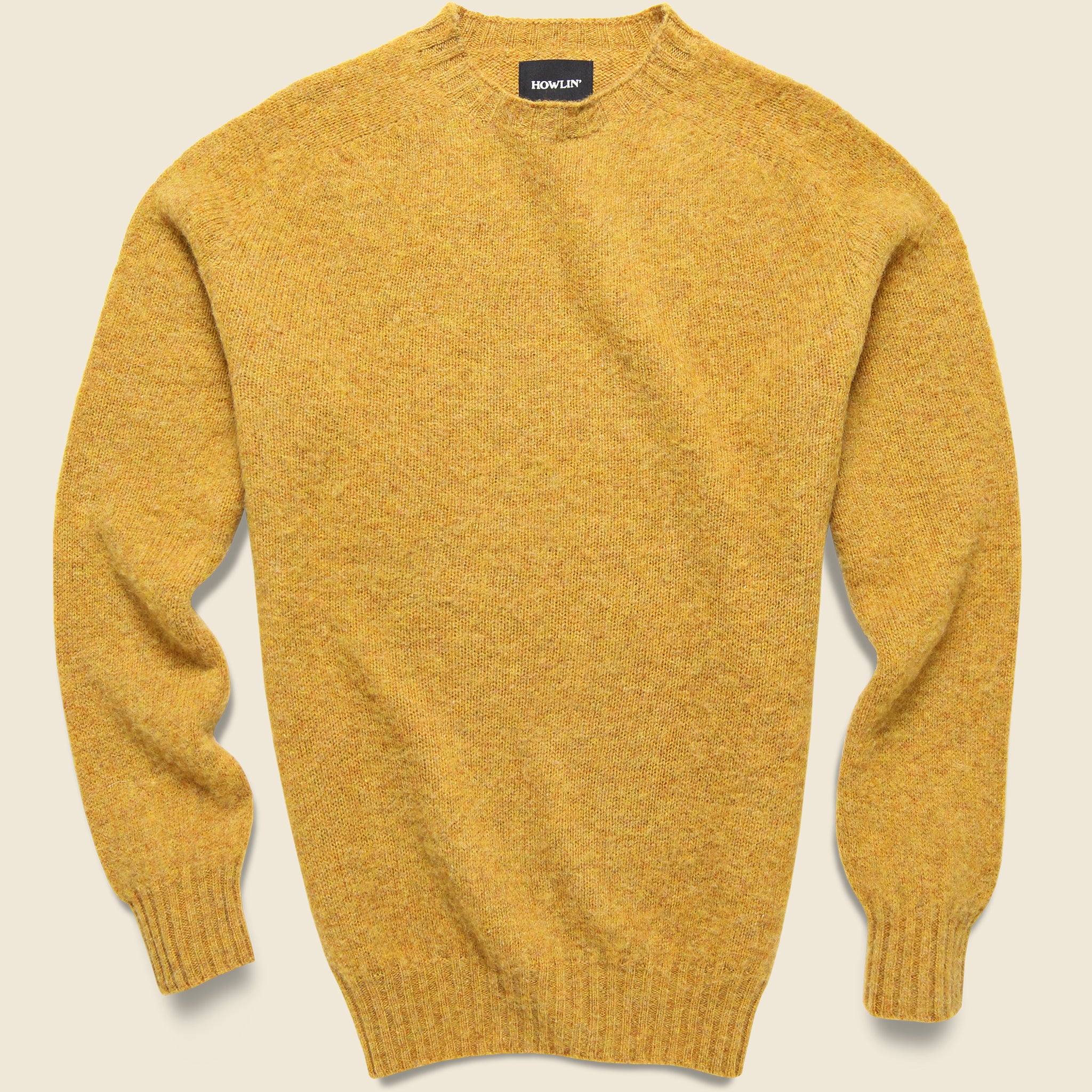 Howlin, Birth Of The Cool Solid Crew Sweater - Gold