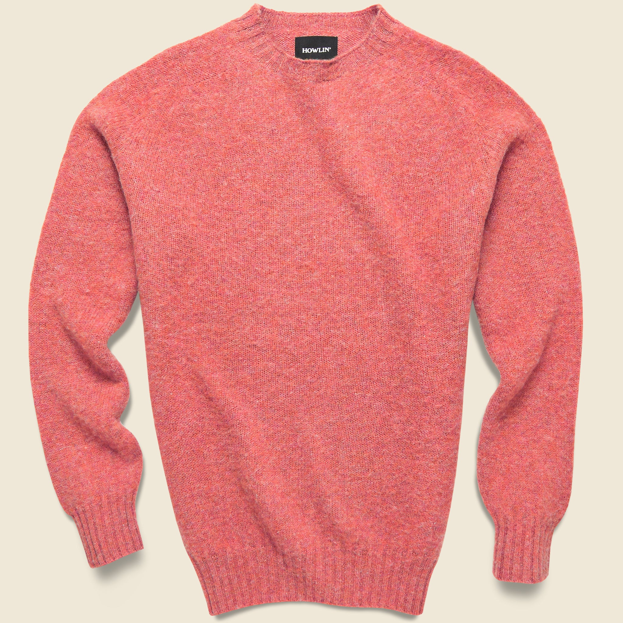 Howlin, Birth Of The Cool Solid Wool Sweater - Rose Juice