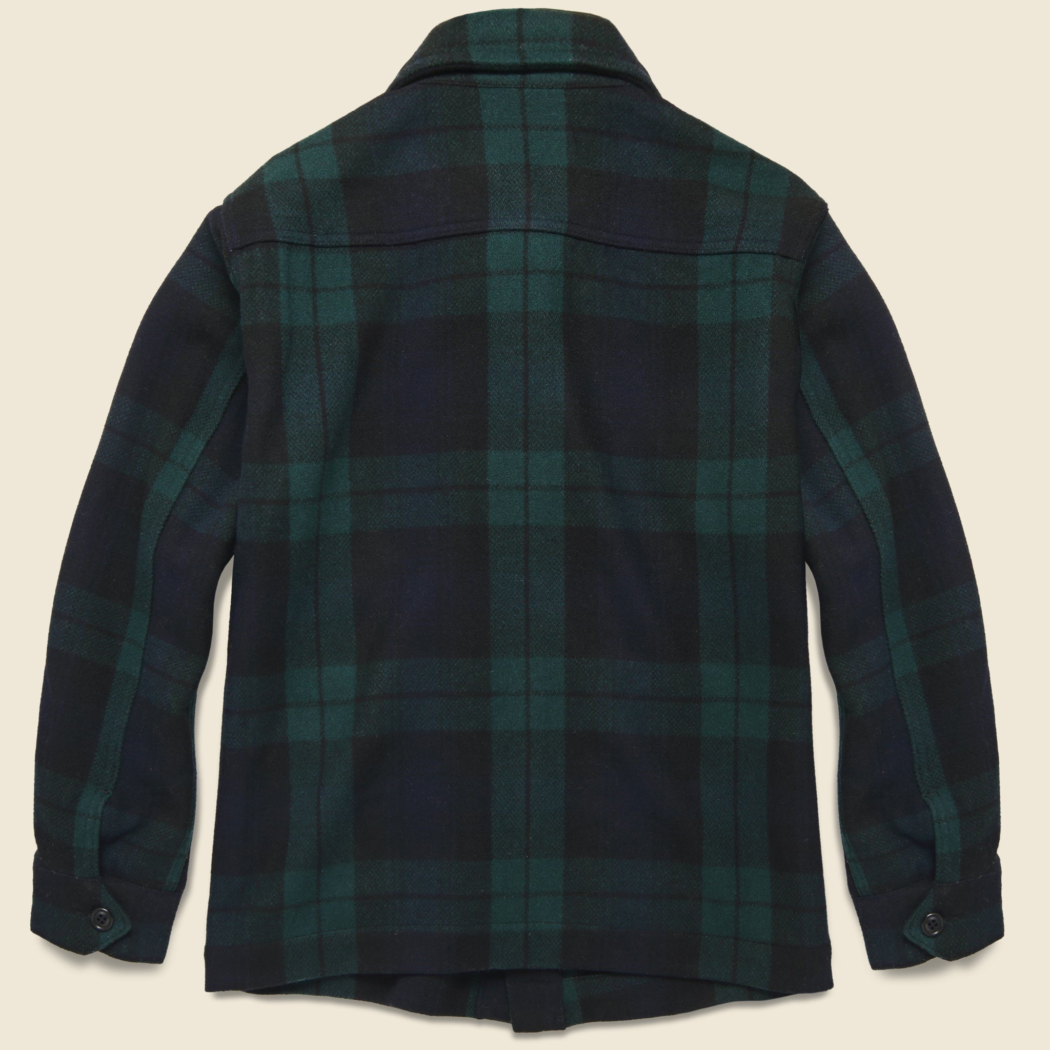 Alex Mill, Blackwatch Wool Chore Jacket - Black/Green