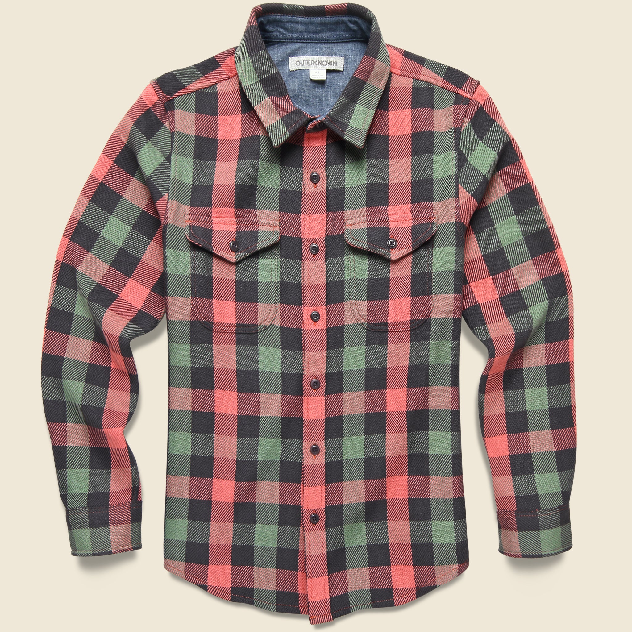 Outerknown, Blanket Shirt - Astrodust Balboa Check