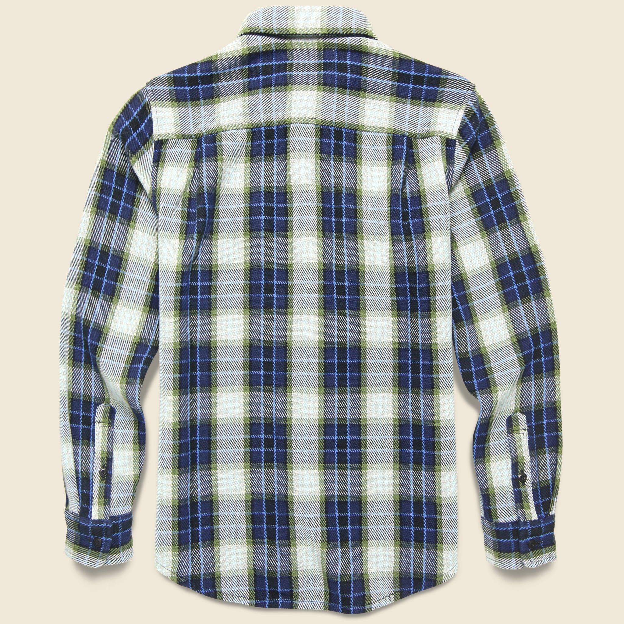 Outerknown, Blanket Shirt - Marine Felize Plaid