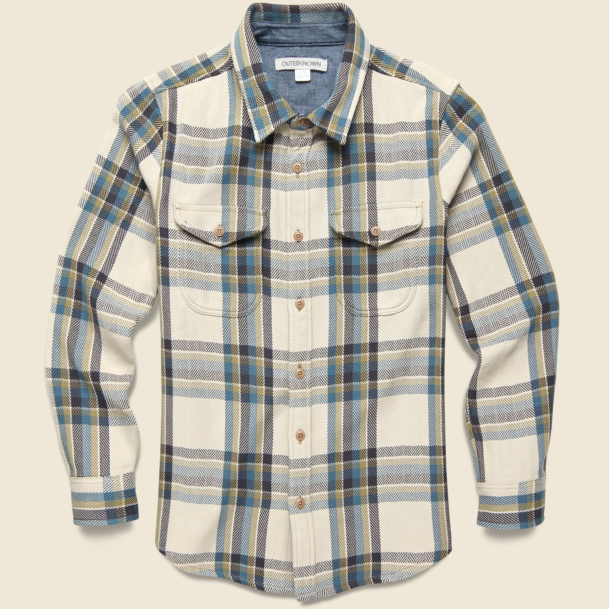 Outerknown, Blanket Shirt - Sandrift Nolan Plaid