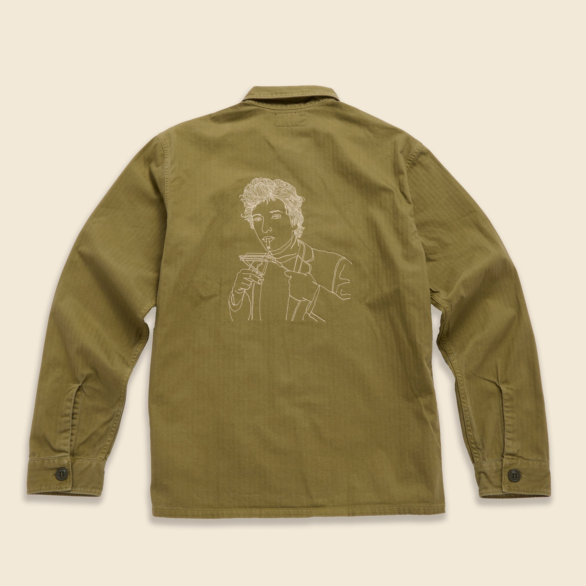 Future Vagabond, Blowin' in the Wind Shirt - Surplus Green