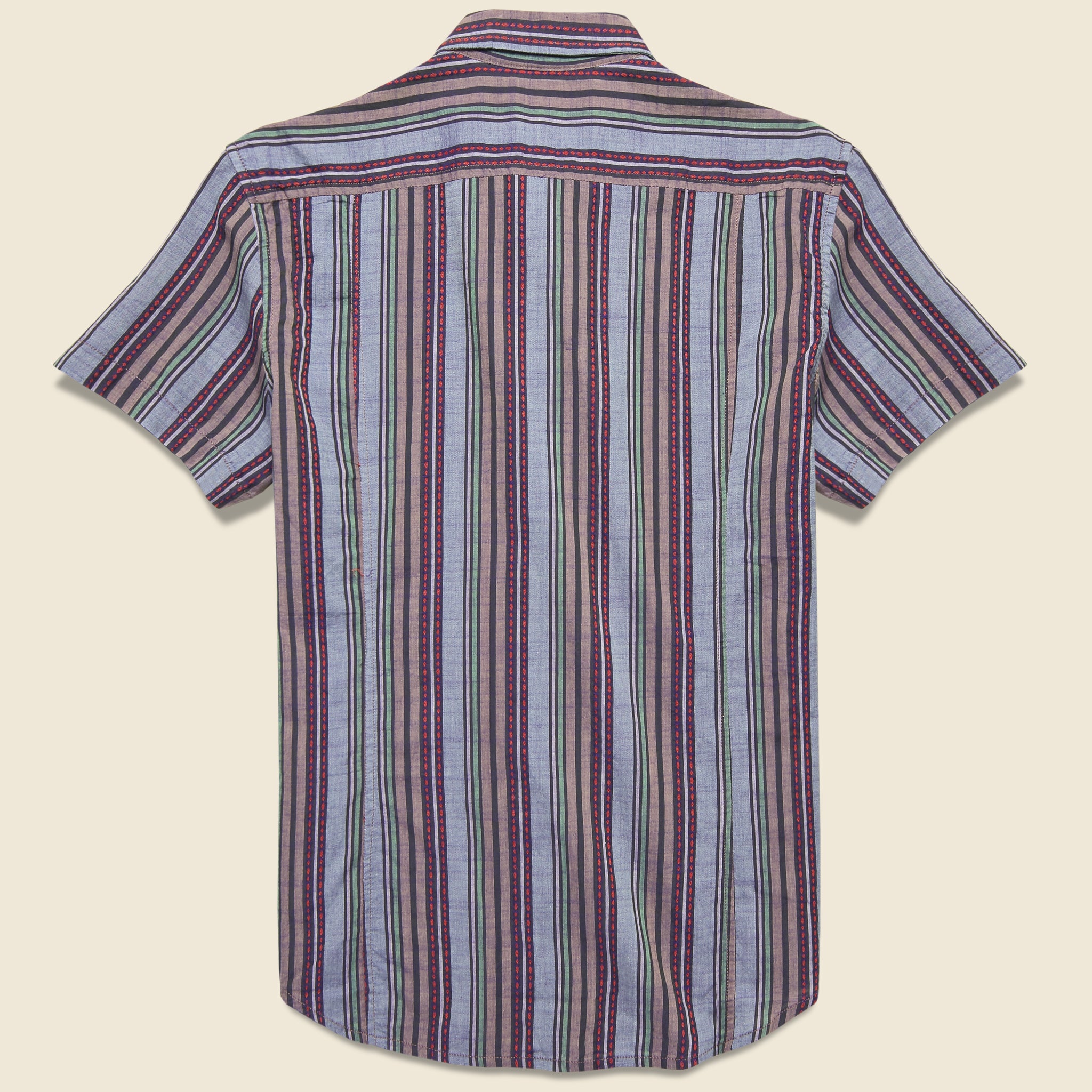 Corridor, Boardwalk Stripe Shirt - Blue