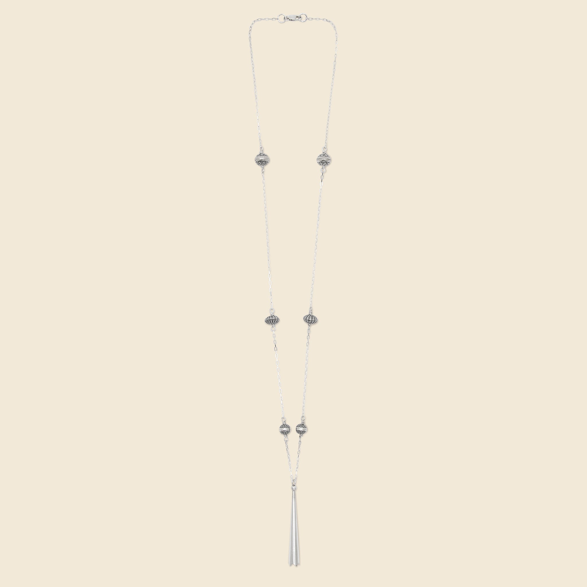 DINEH, Bolo Tip Necklace - Sterling Silver