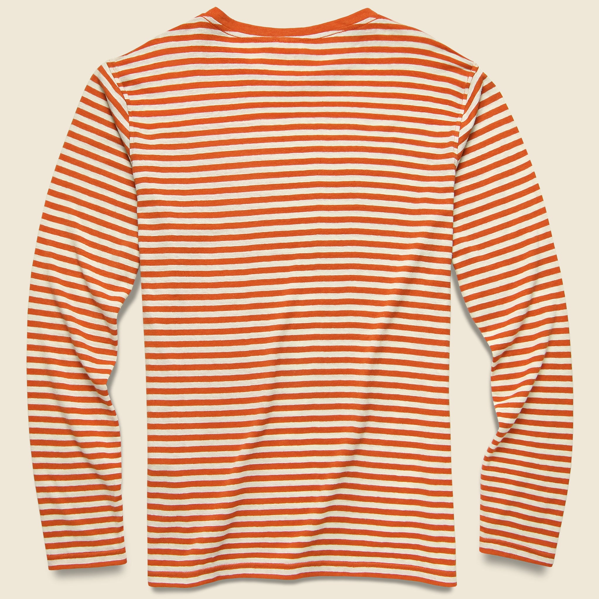 Armor Lux, Breton Stripe Tee - Orange