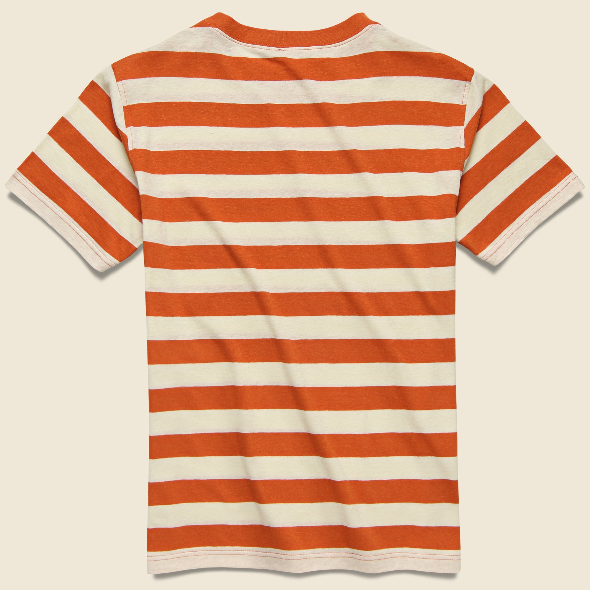 Armor Lux, Breton Stripe Tee - Orange