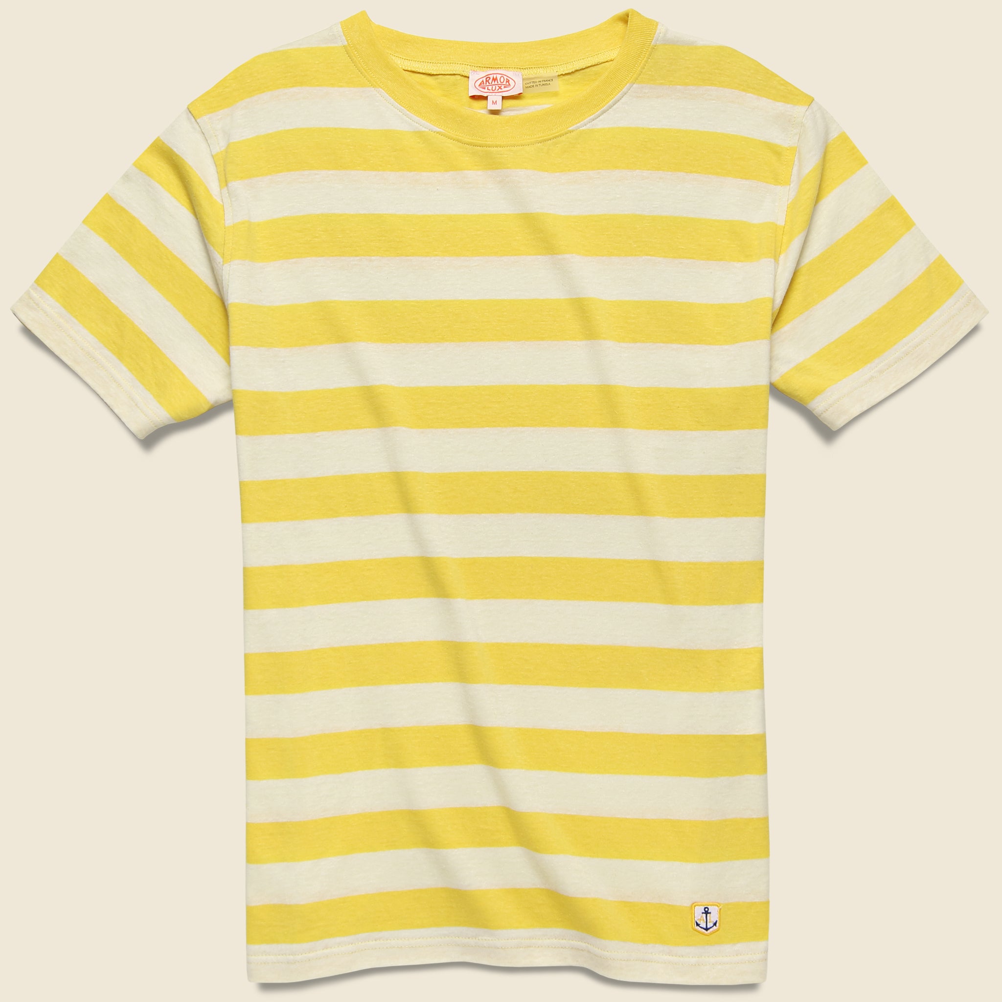 Armor Lux, Breton Stripe Tee - Yellow