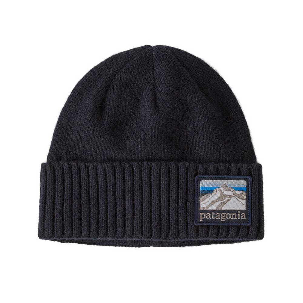 Patagonia, Brodeo Beanie - Line Logo Ridge: Classic Navy