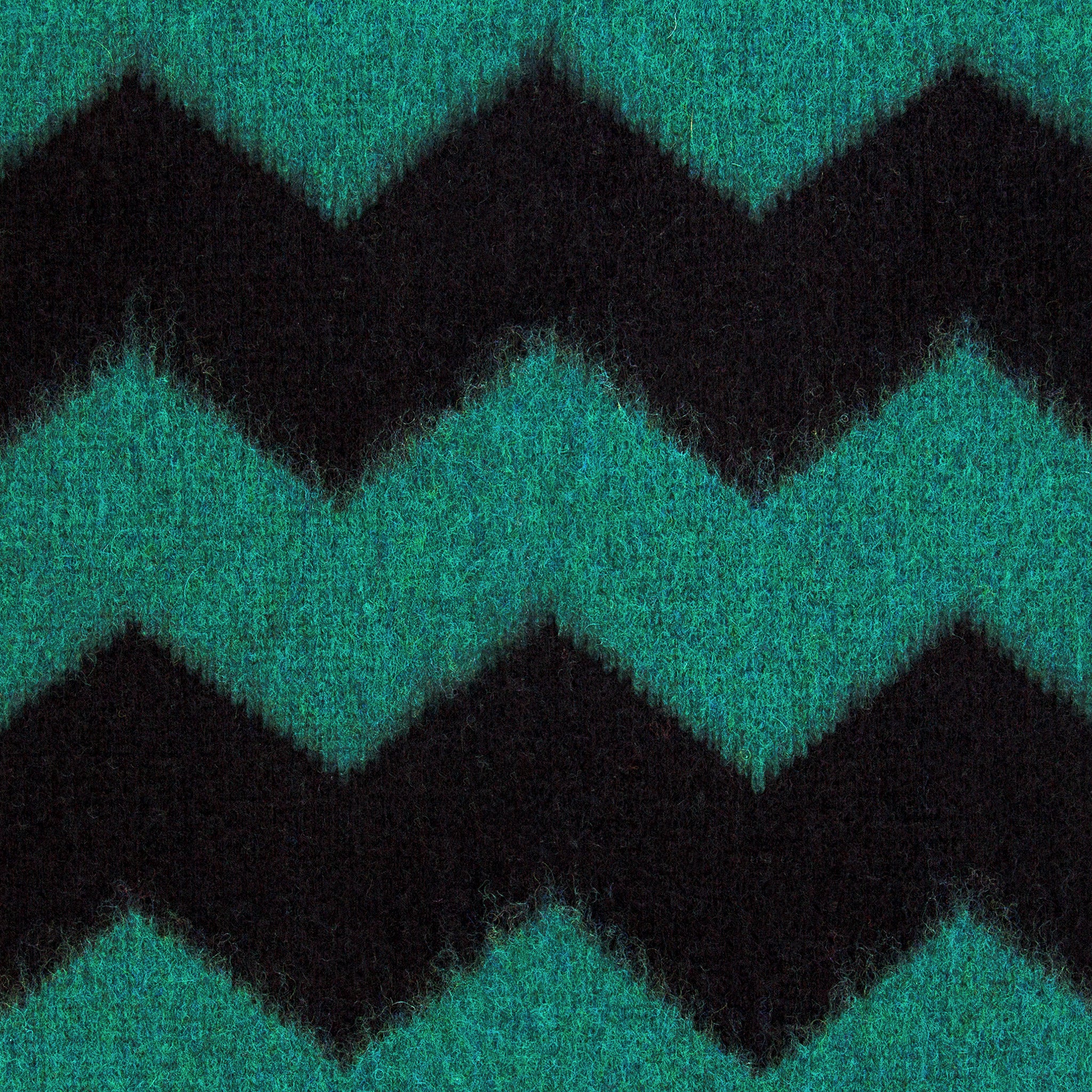 Jo Gordon, Brushed Zig Zag Scarf - Cossack/Black