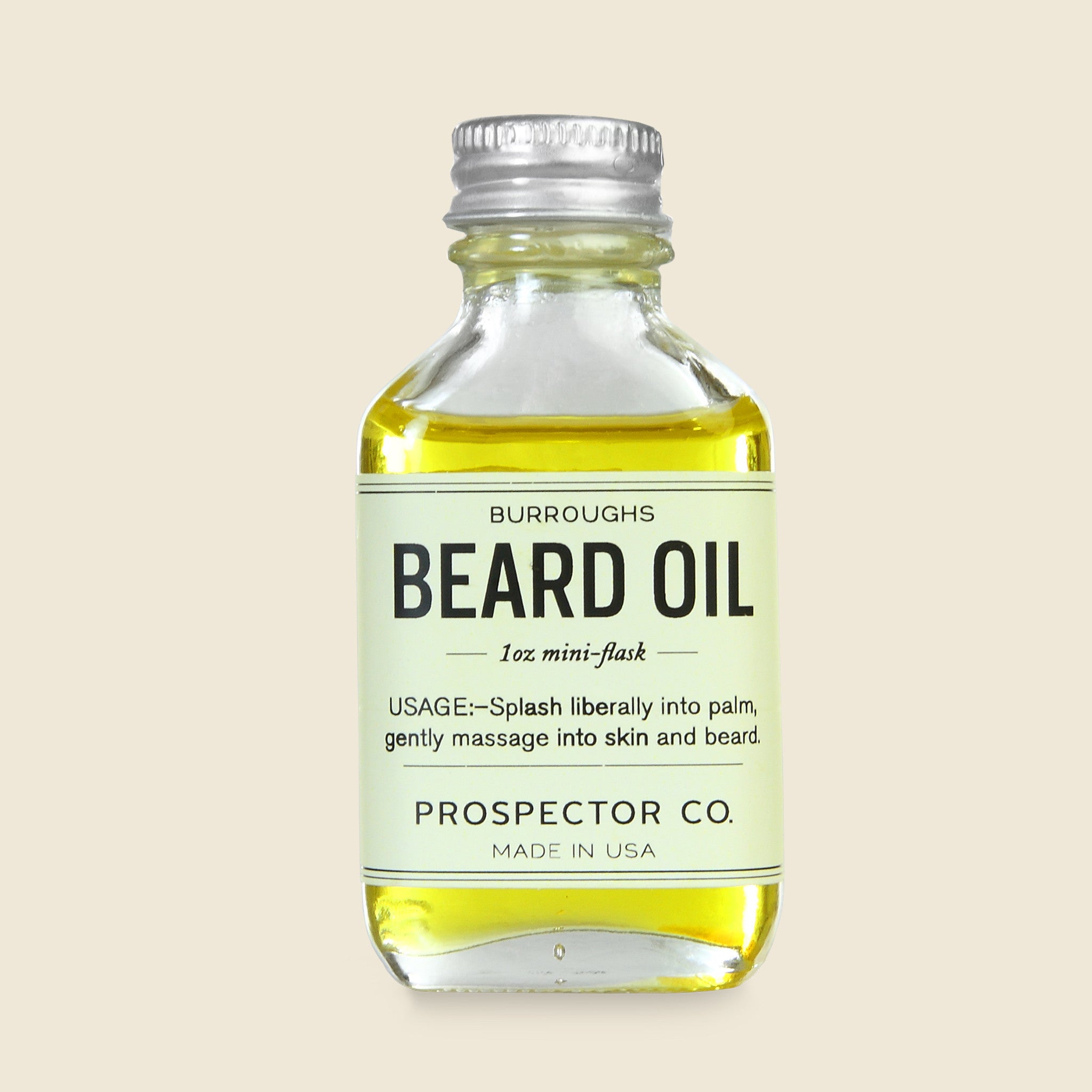 Prospector Co., Burroughs Beard Oil