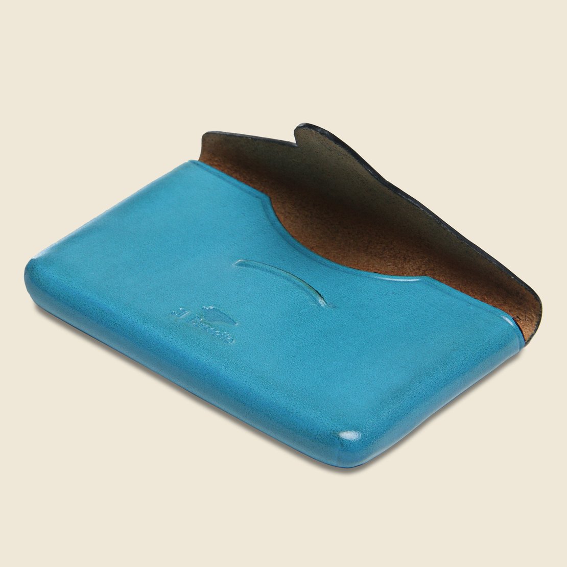 Il Bussetto, Business Card Holder - Cadet Blue