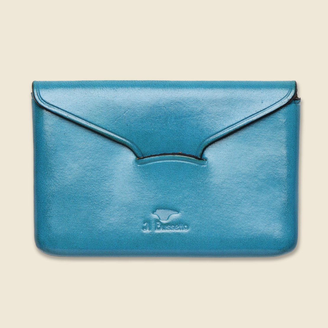 Il Bussetto, Business Card Holder - Cadet Blue