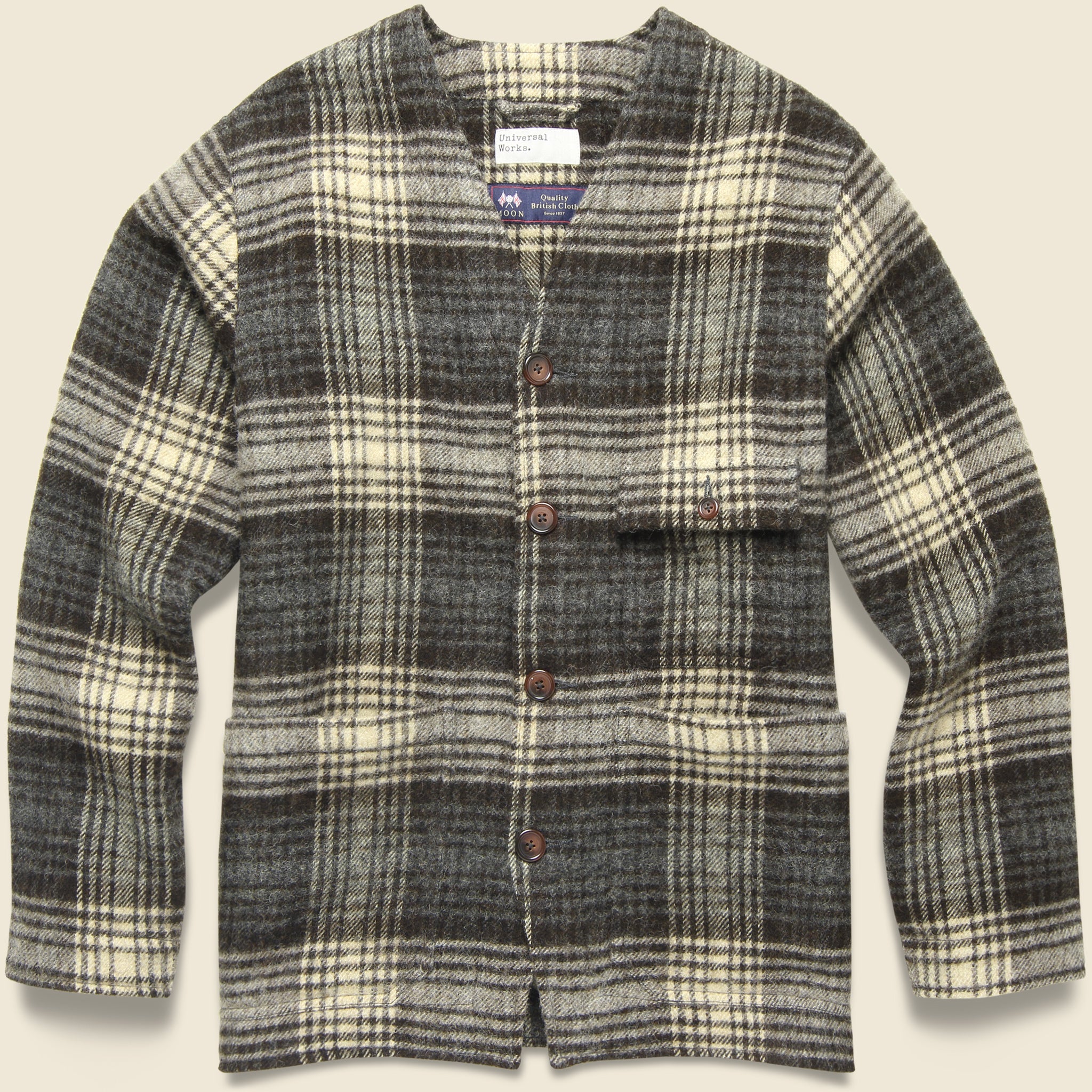 Universal Works, Cabin Jacket - Brown Moon Check