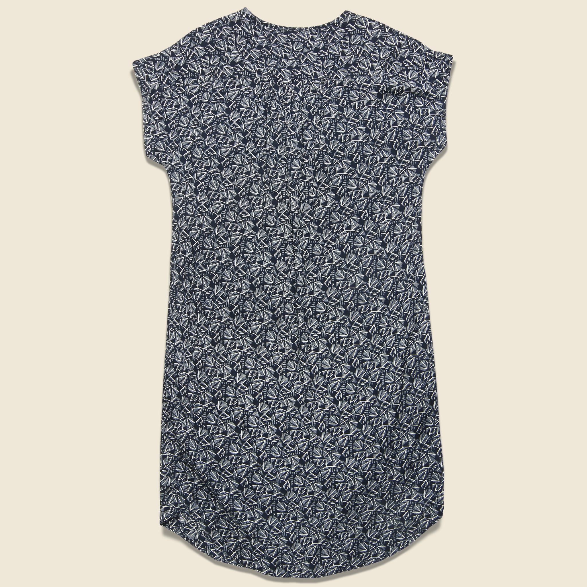 Bridge & Burn, Cady Dress - Navy Geo