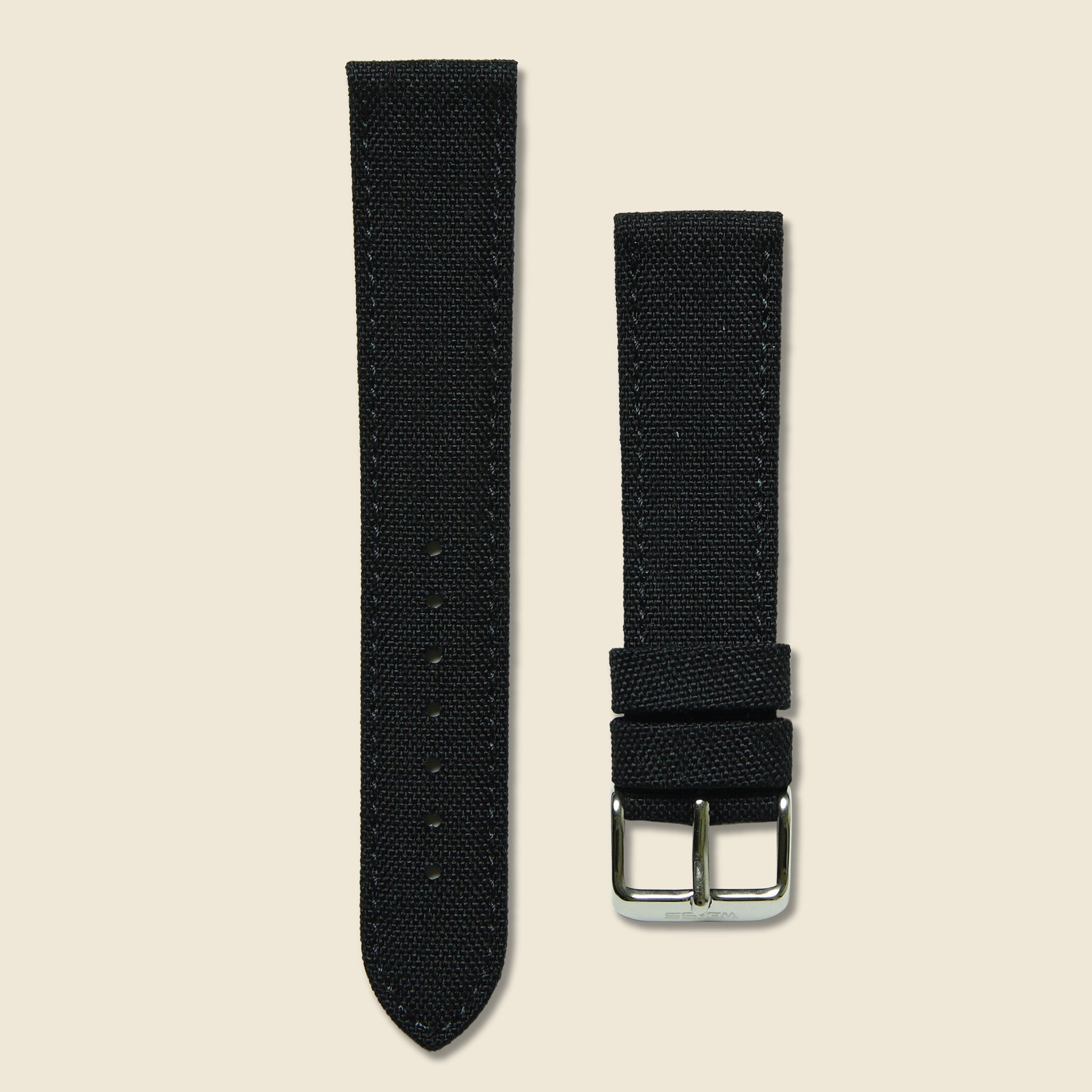 Weiss Watch Co, Canvas Watch Band - Black