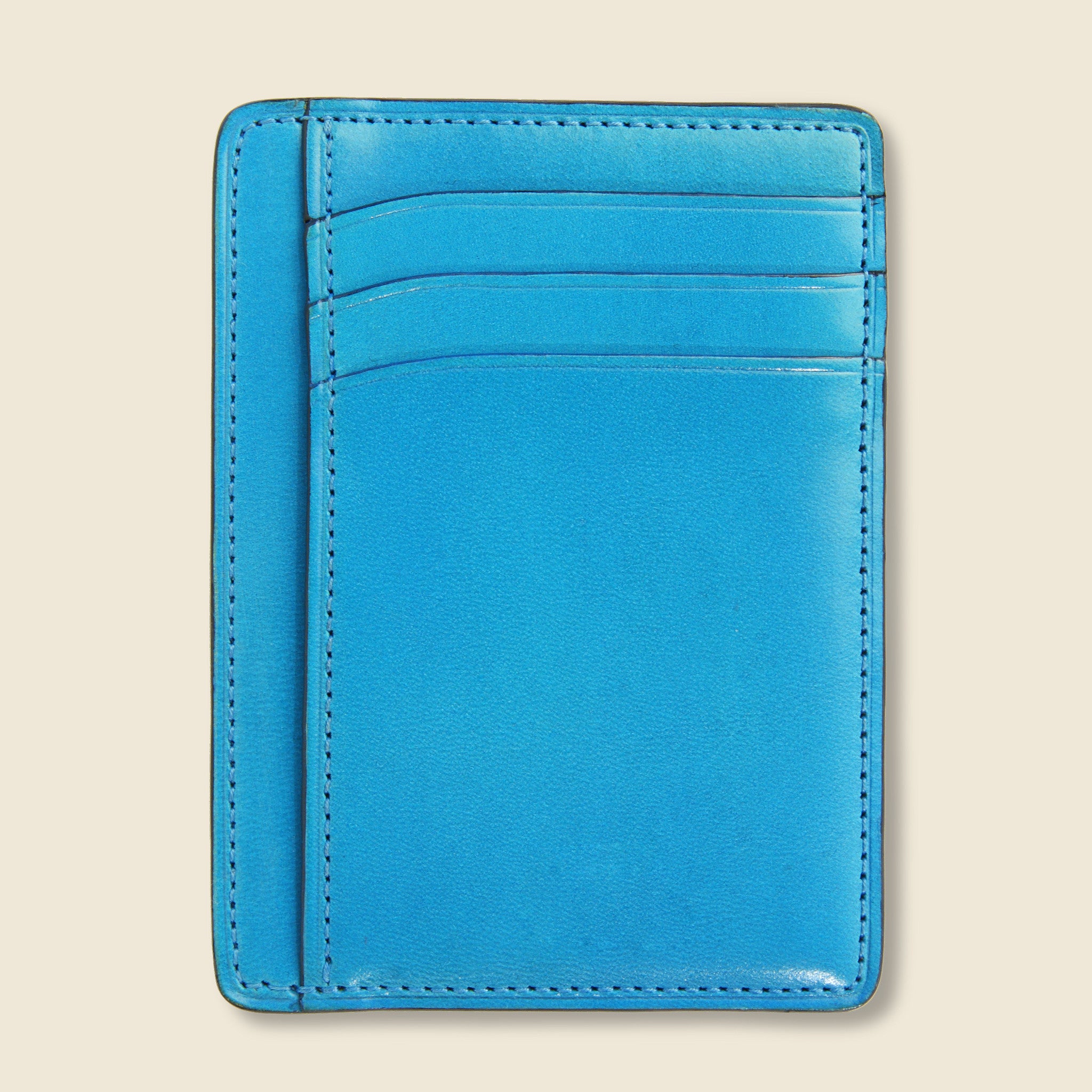 Il Bussetto, Card and Document Case - Cadet Blue