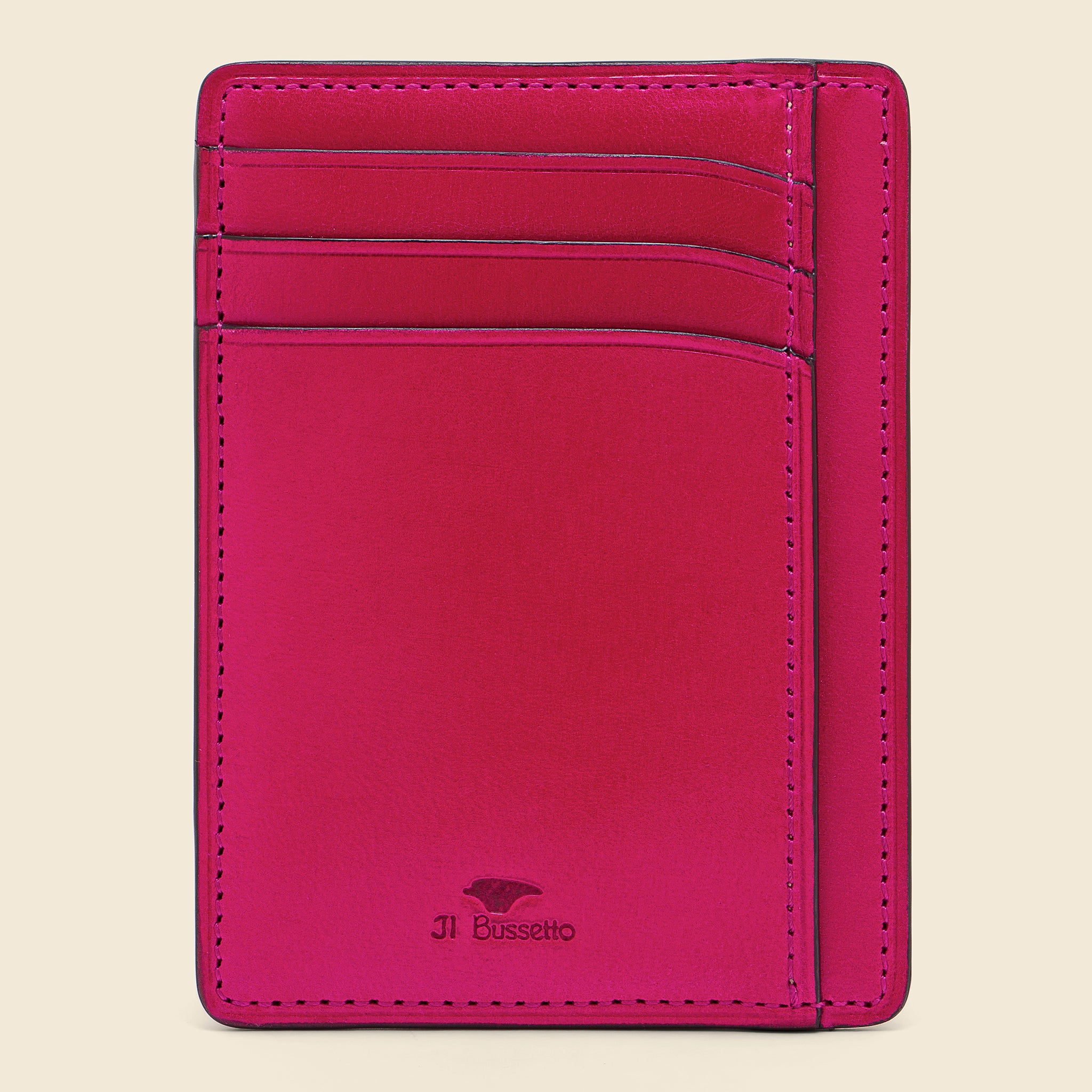 Il Bussetto, Card and Document Case - Fuchsia