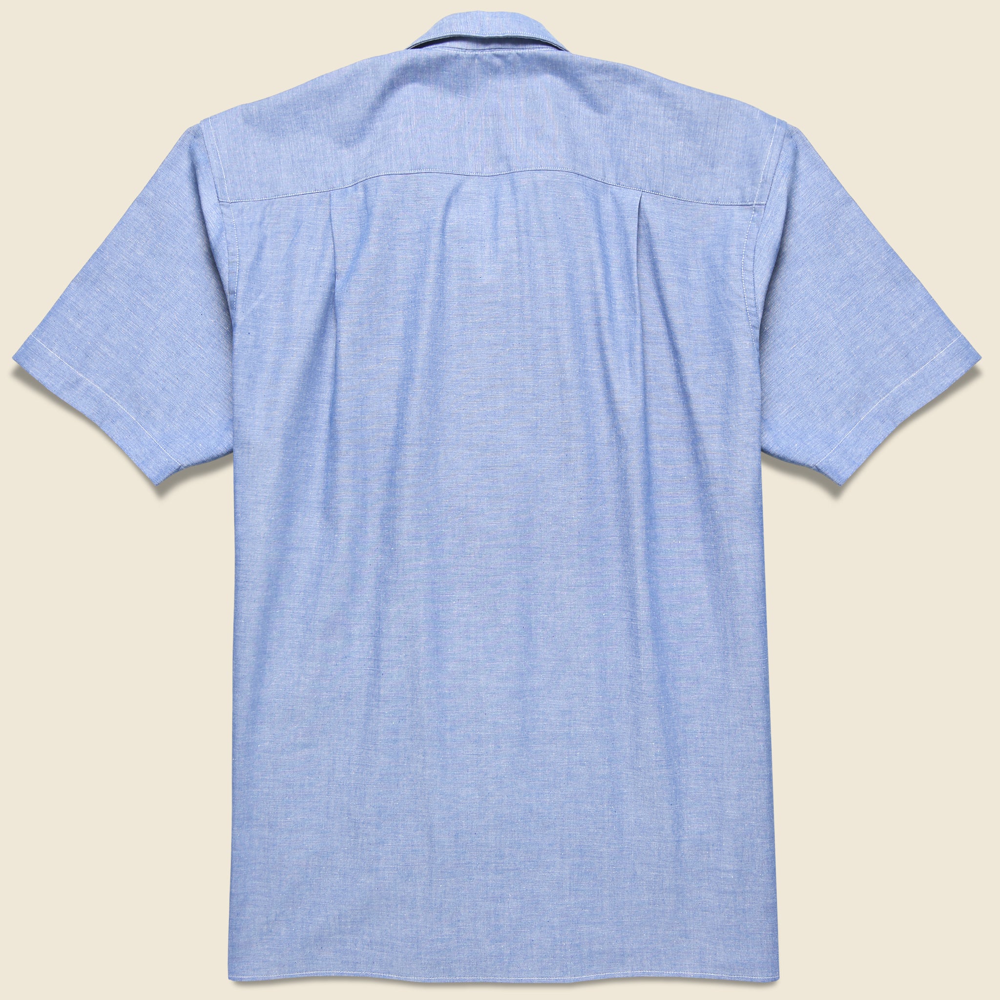 Gitman Vintage, Chambray Guayabera Shirt - Blue