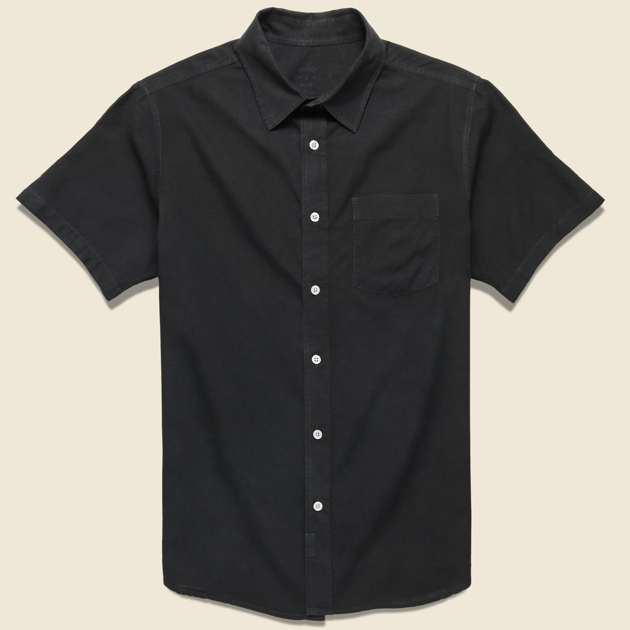 Bridge & Burn, Chambray Shirt - Black