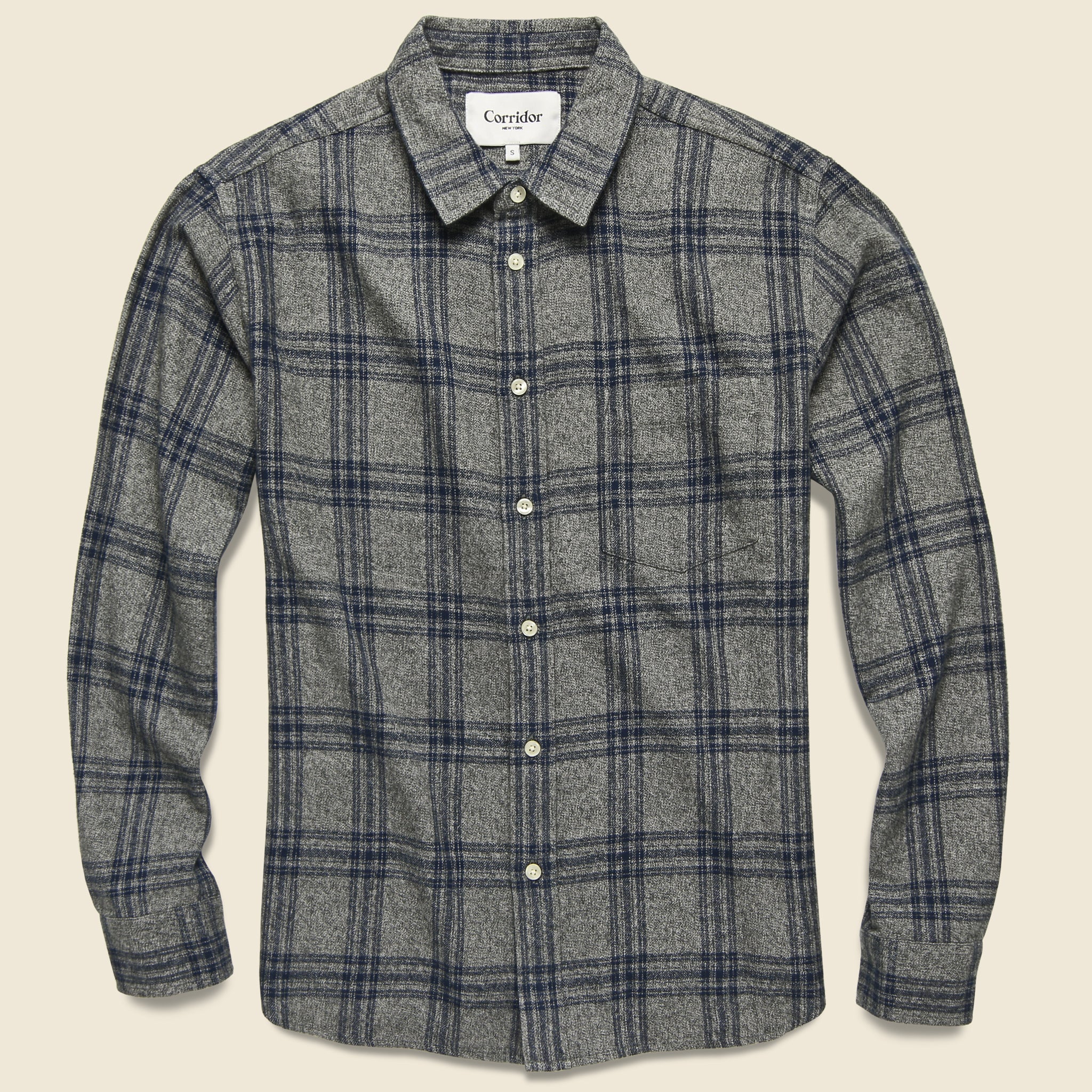 Corridor, Check Flannel - Grey