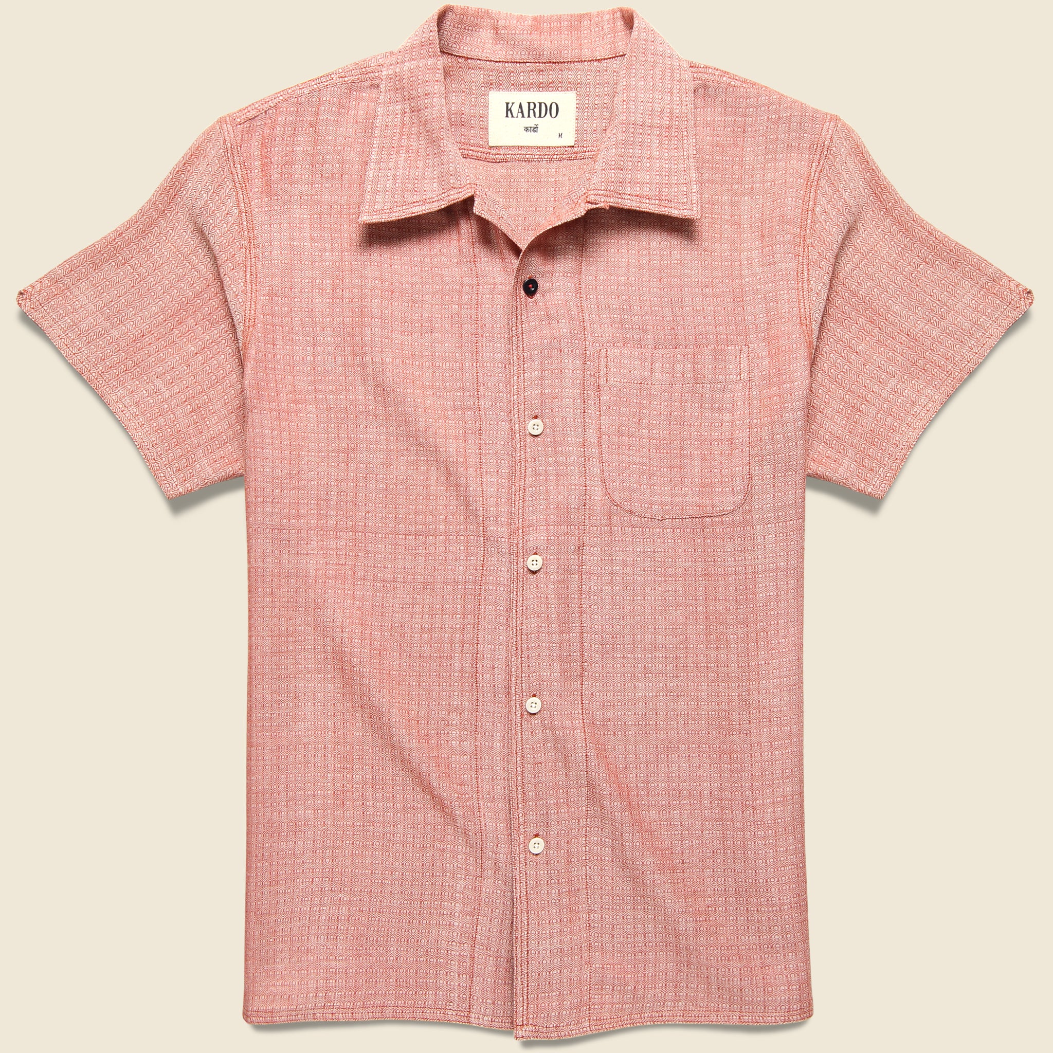 Kardo, Chintan Handwoven Shirt - Pink