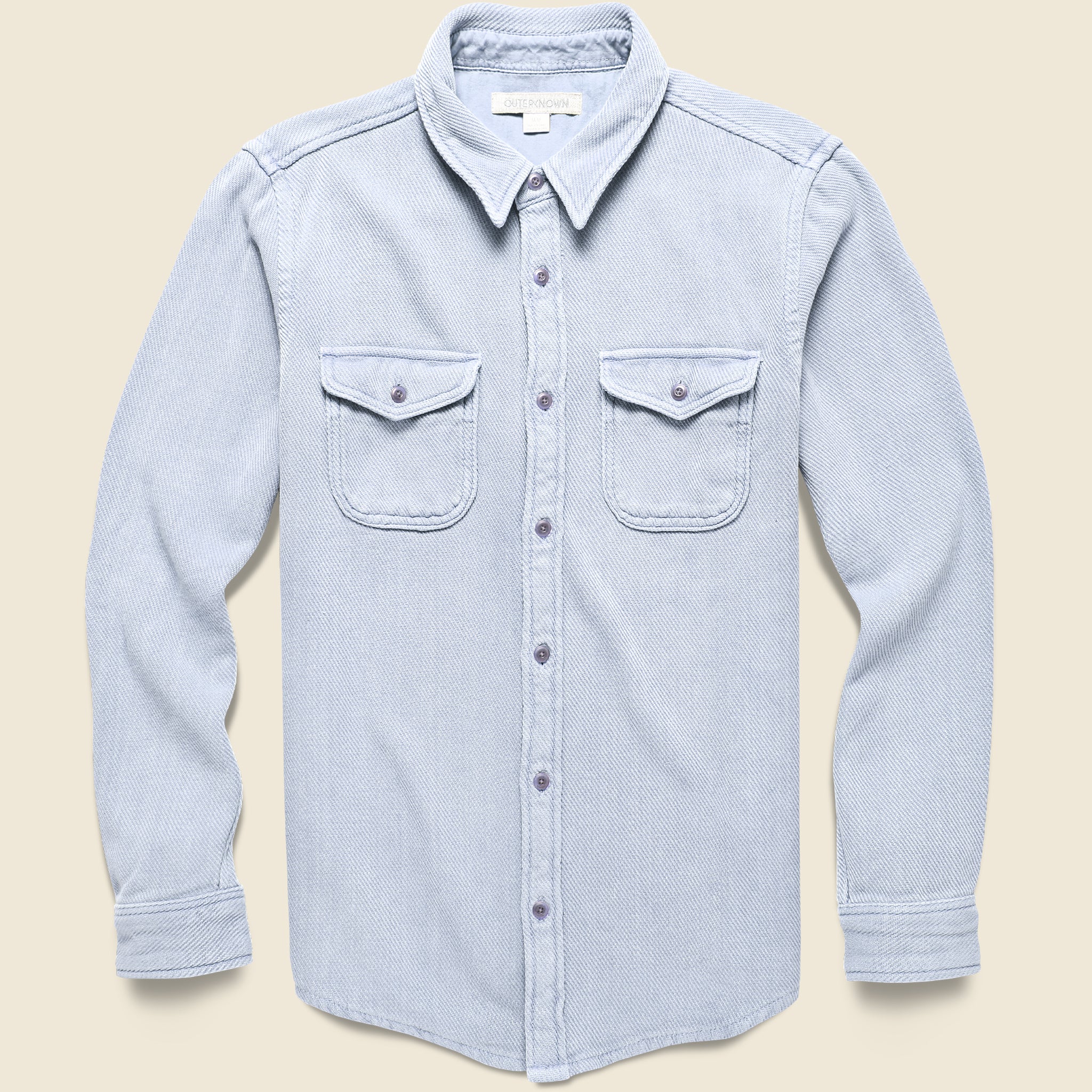 Outerknown, Chroma Blanket Shirt - Heather Blue