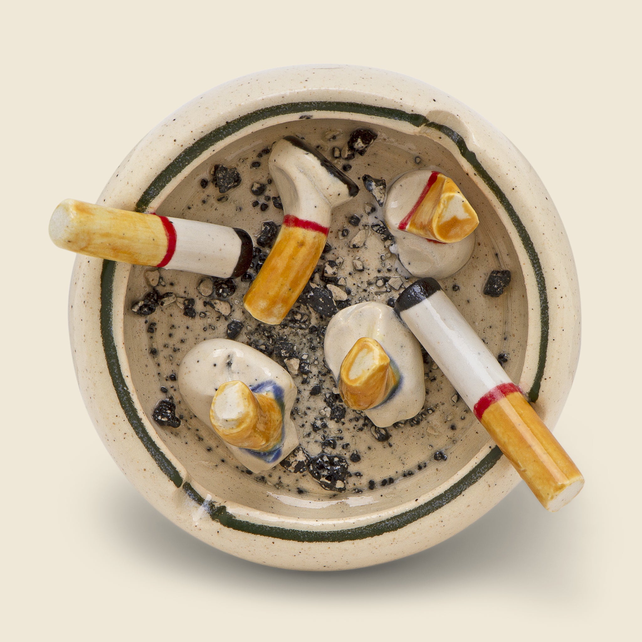 Home, Cigarette Ashtray - White