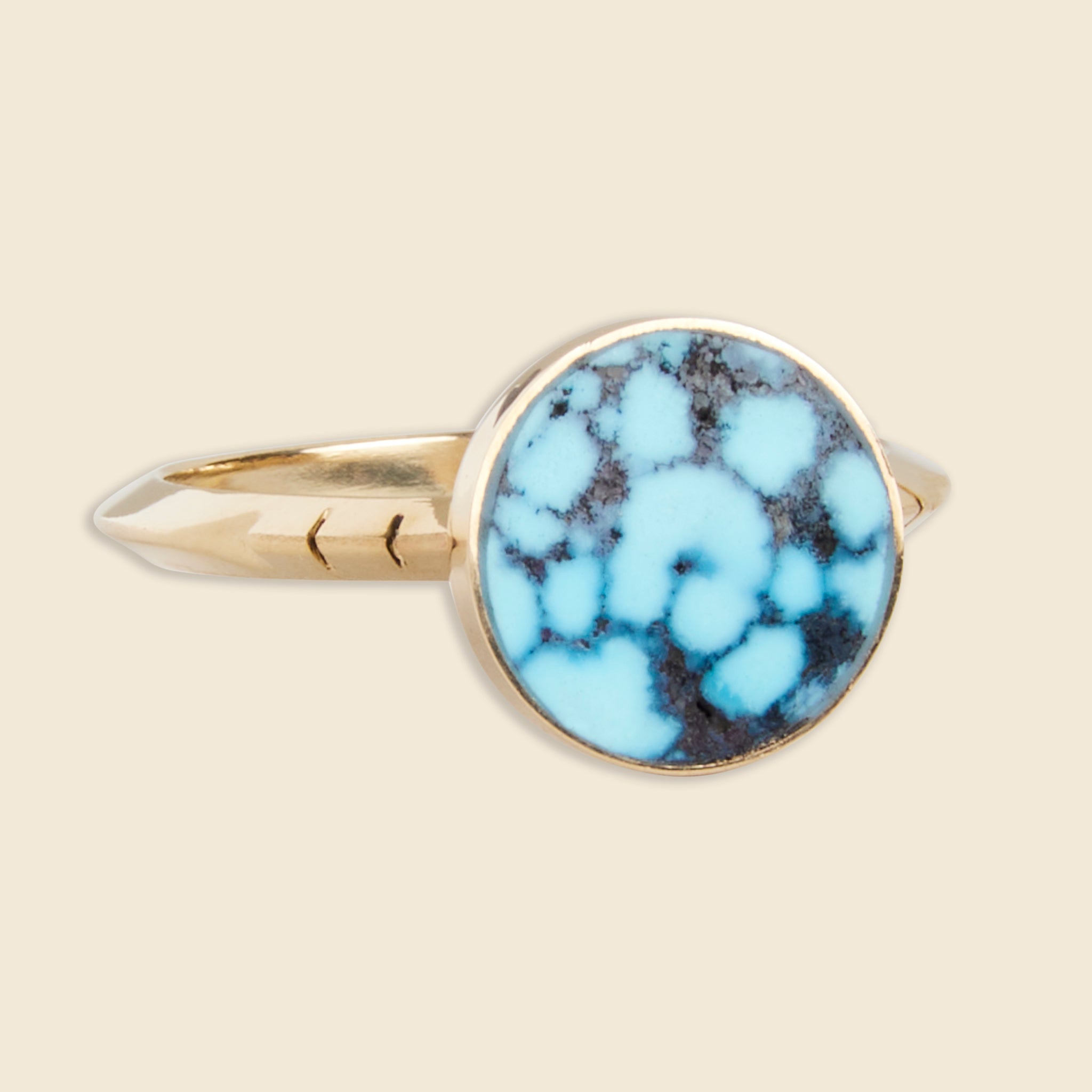 Young in the Mountains, Circ Ring - Kingman Turquoise