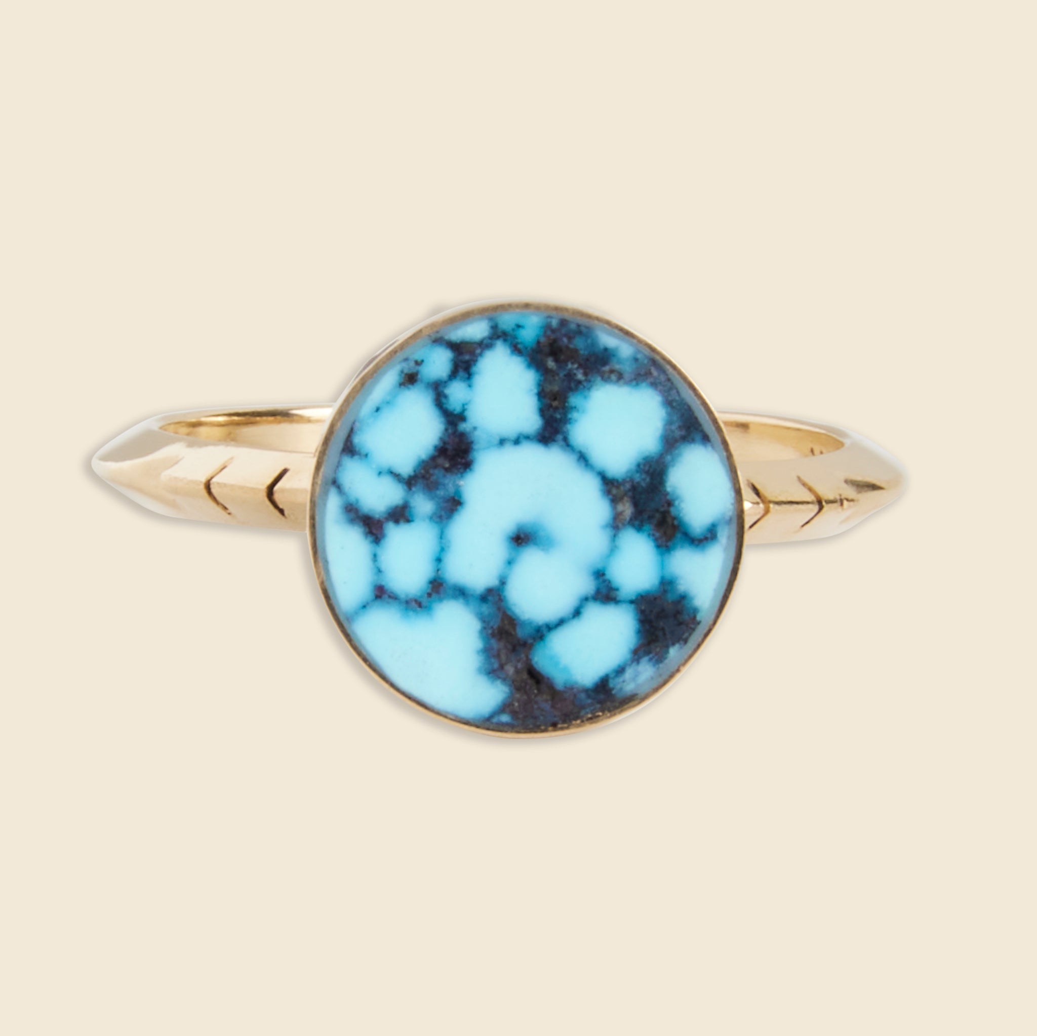 Young in the Mountains, Circ Ring - Kingman Turquoise