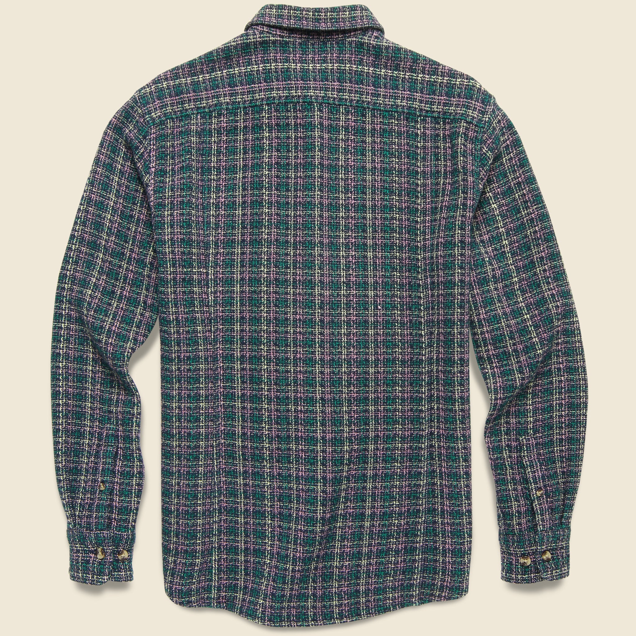 Corridor, Clubhouse Snow Check Shirt - Purple/Green