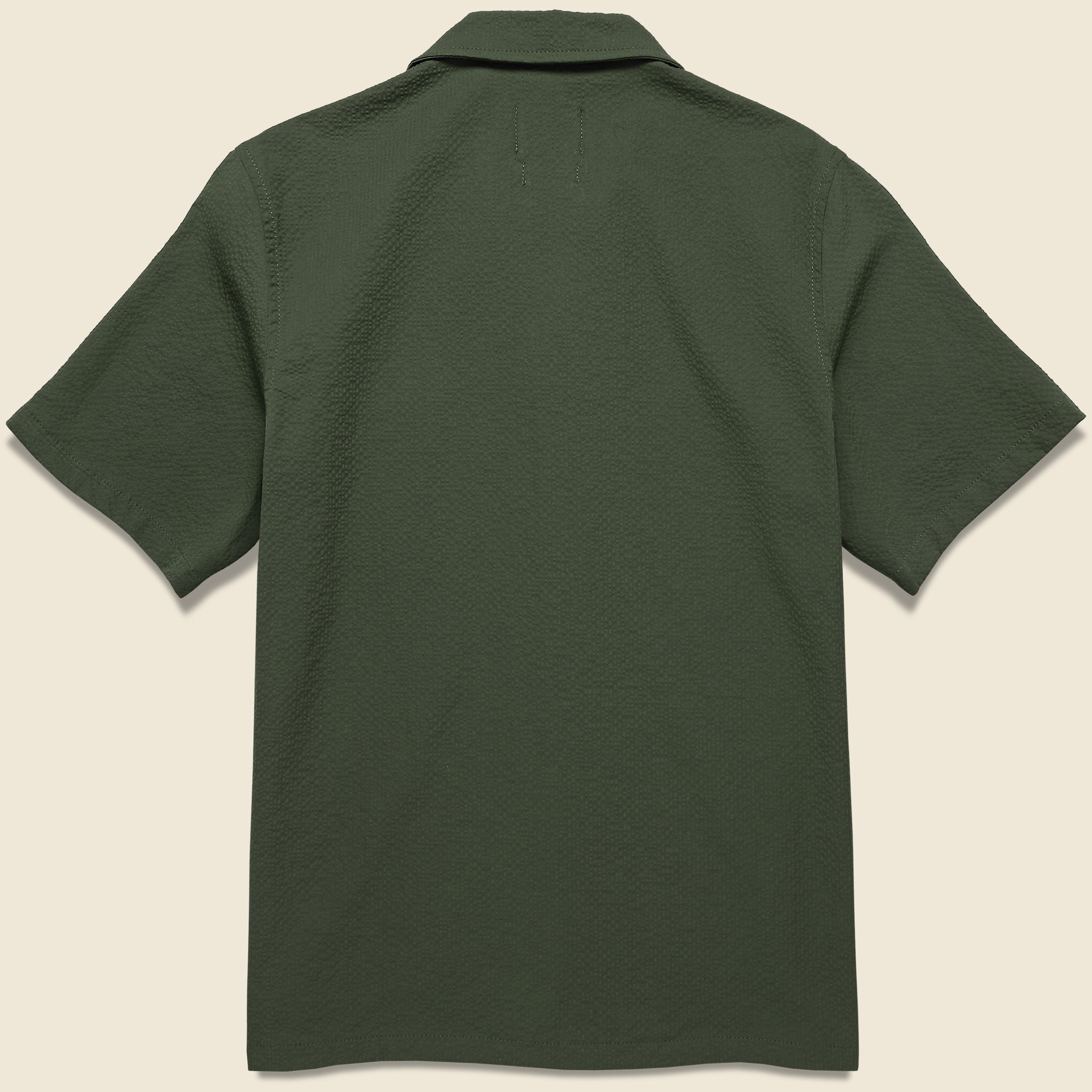 Howlin, Cocktail Seersucker Shirt - Greenish