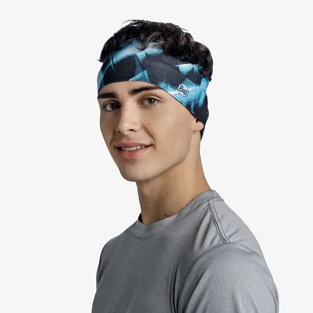 Buff, CoolNet UV Wide Headband - Stingy Pool