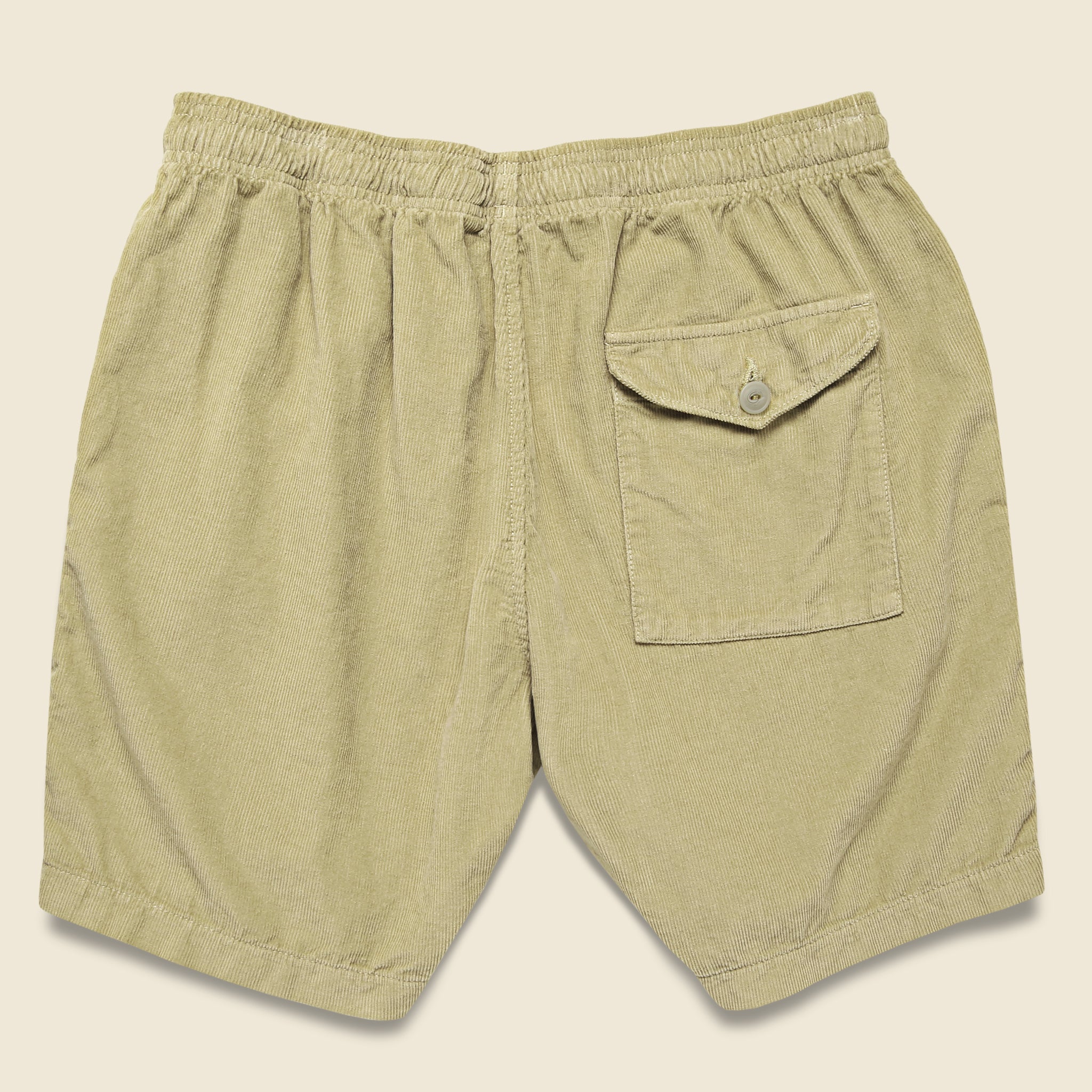 Save Khaki, Corduroy Easy Short - Cider