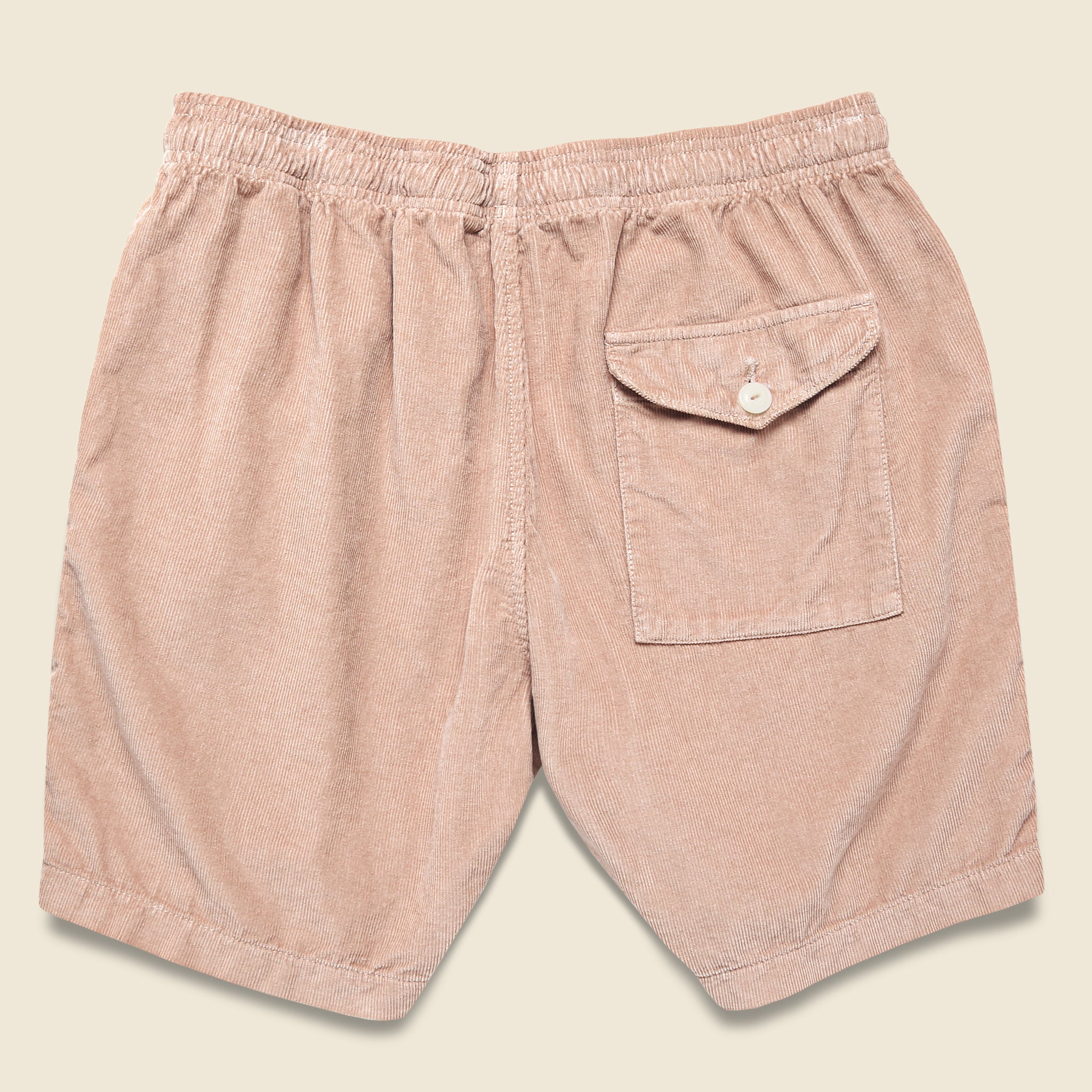 Save Khaki, Corduroy Easy Short - Petal