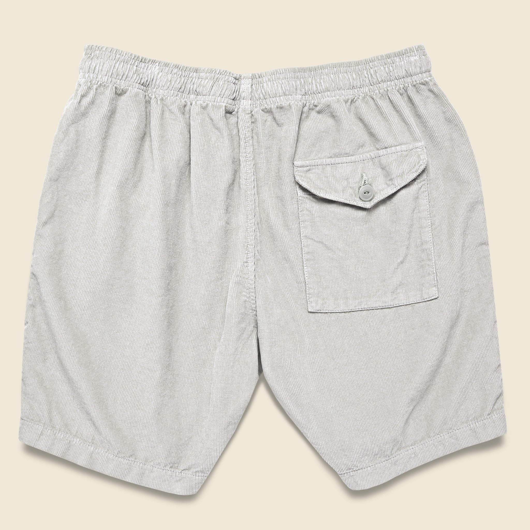 Save Khaki, Corduroy Easy Short - Salt