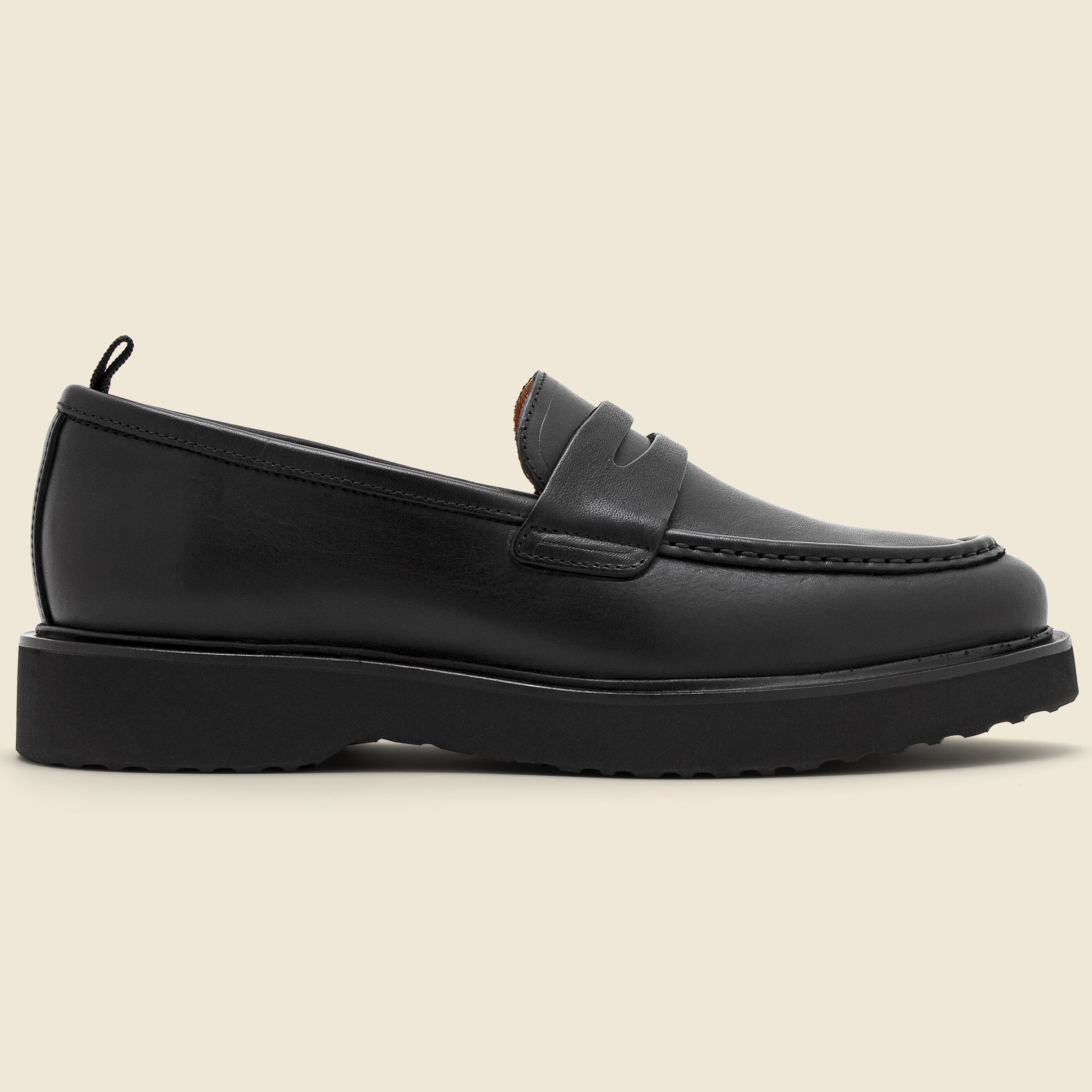 Shoe the Bear, Cosmos Leather Loafer - Black