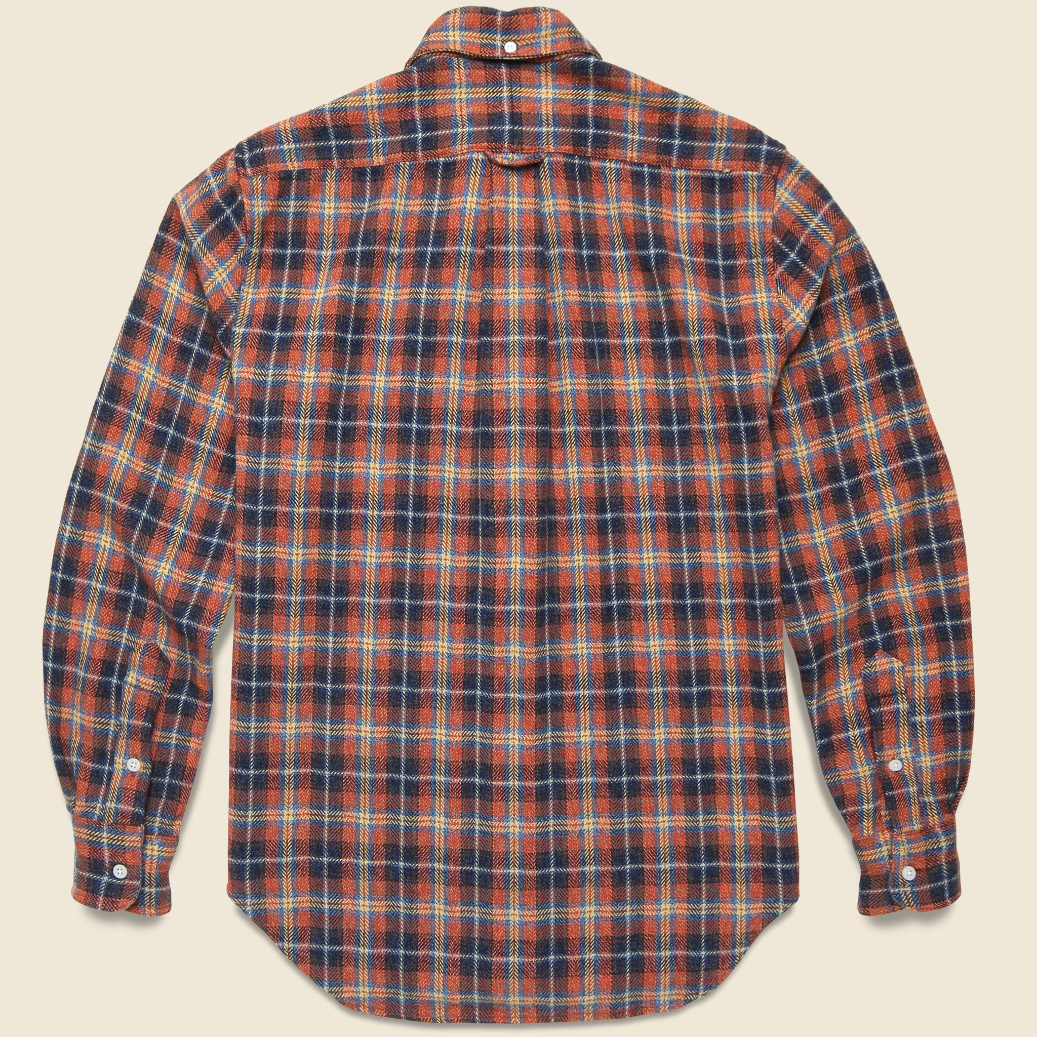 Gitman Vintage, Cotton Tweed Check Flannel - Red