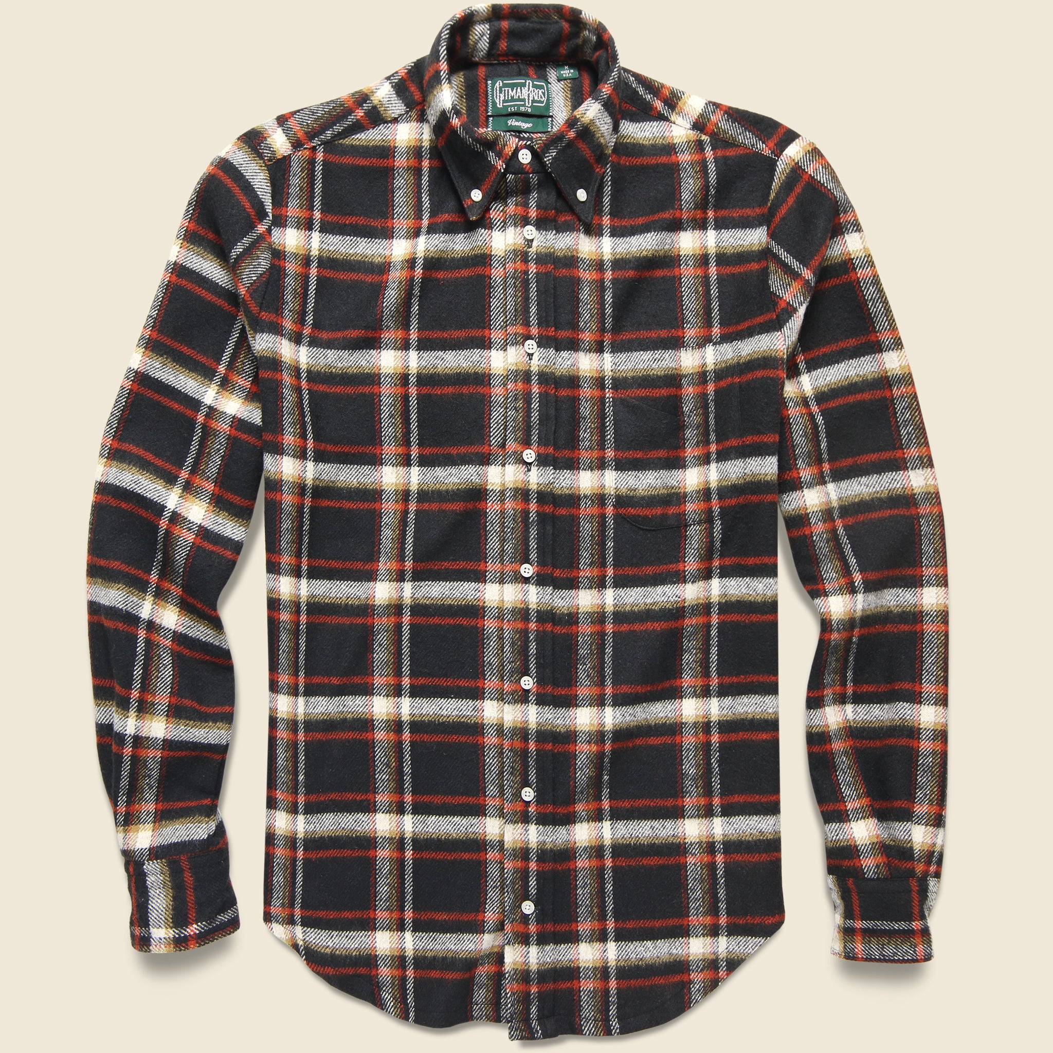 Gitman Vintage, Country Plaid Shirt - Red