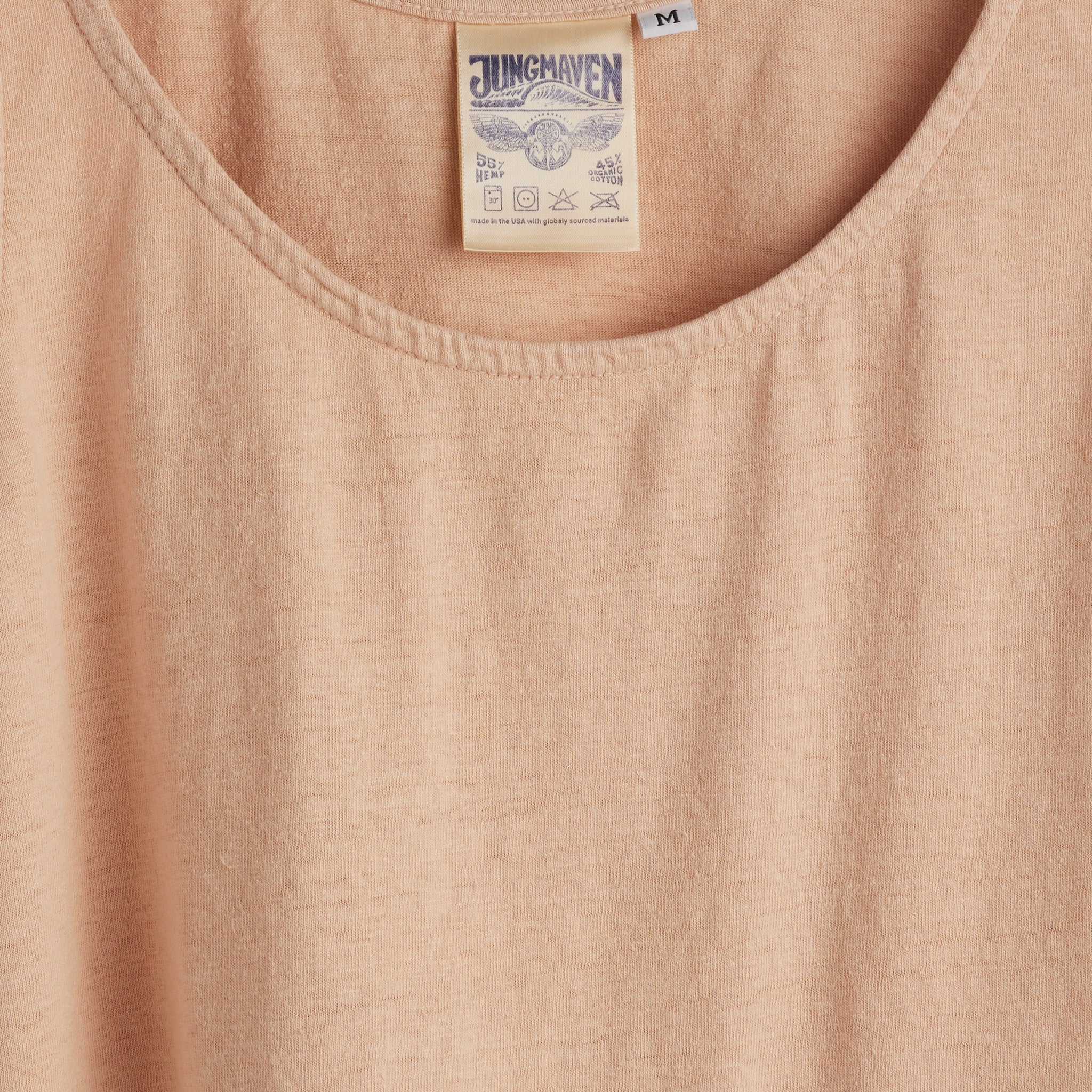 Jungmaven, Cropped Tank - Dusty Pink