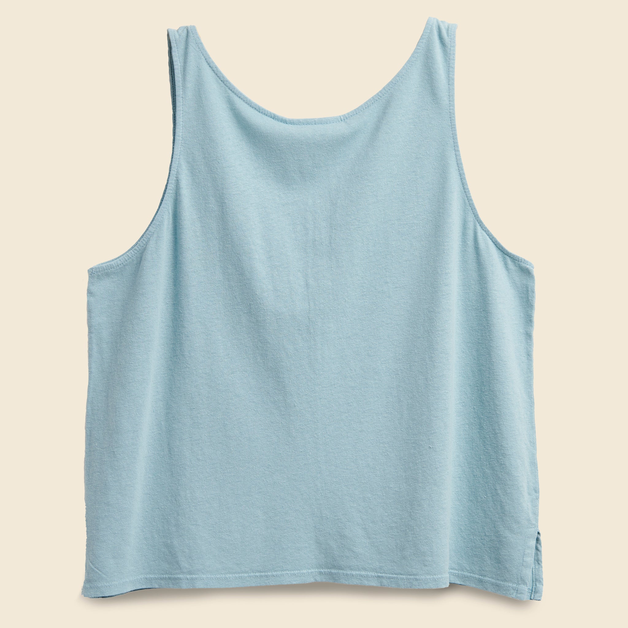 Jungmaven, Cropped Tank - Ether Blue