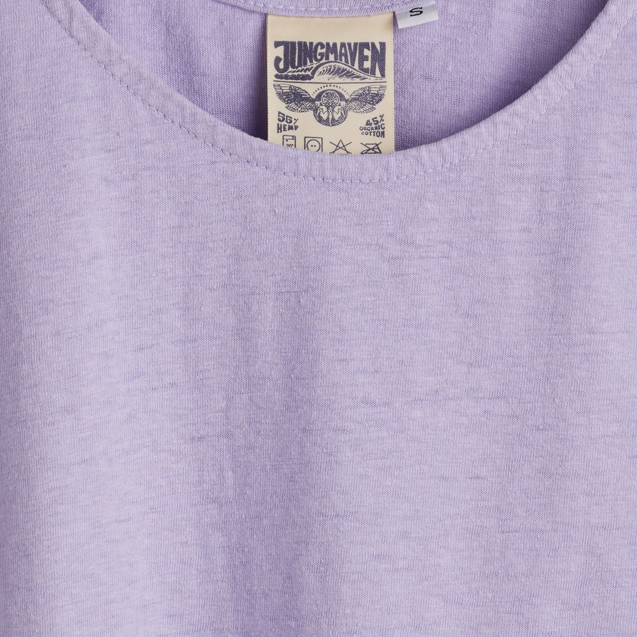 Jungmaven, Cropped Tank - Misty Lilac