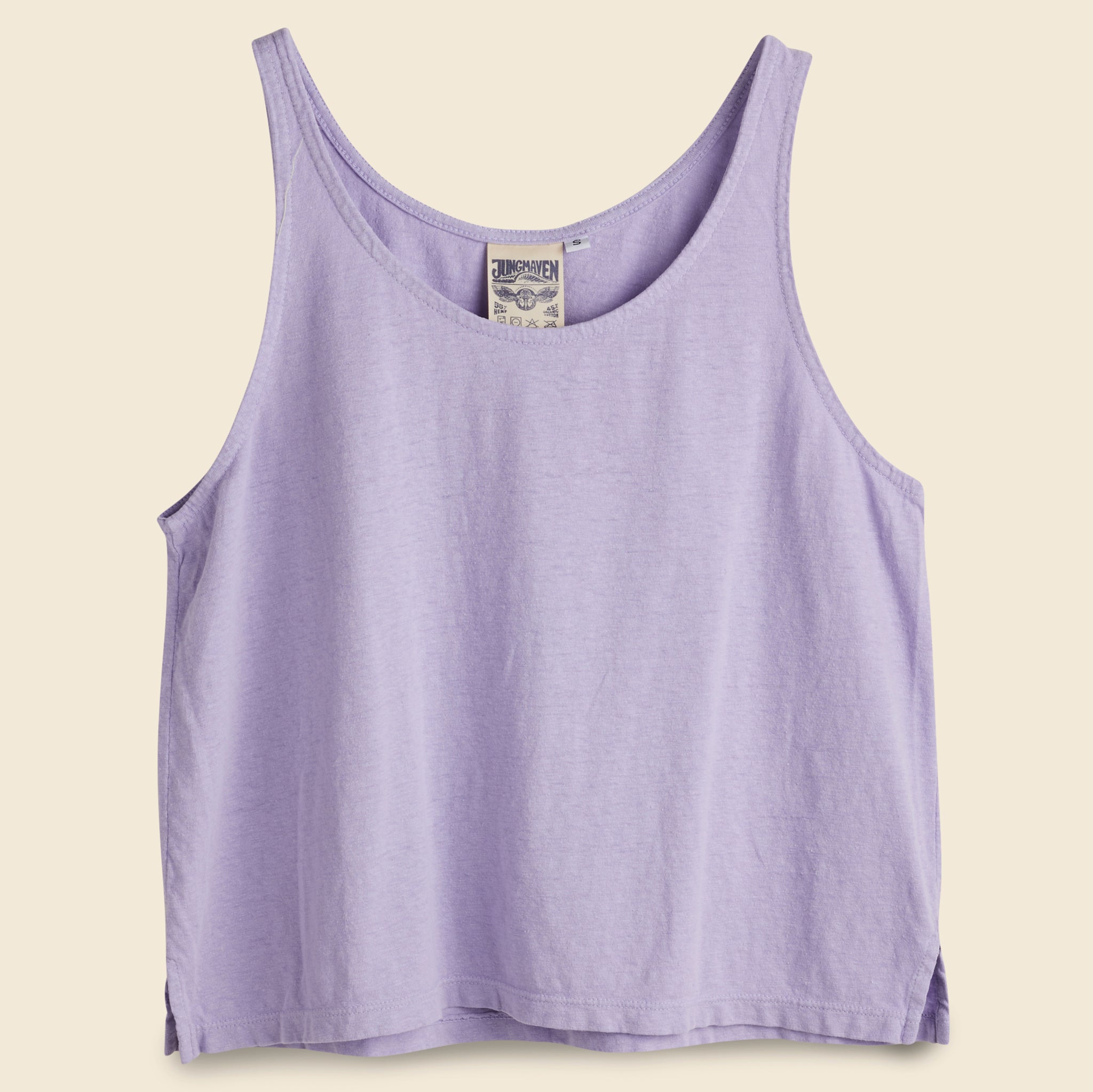 Jungmaven, Cropped Tank - Misty Lilac