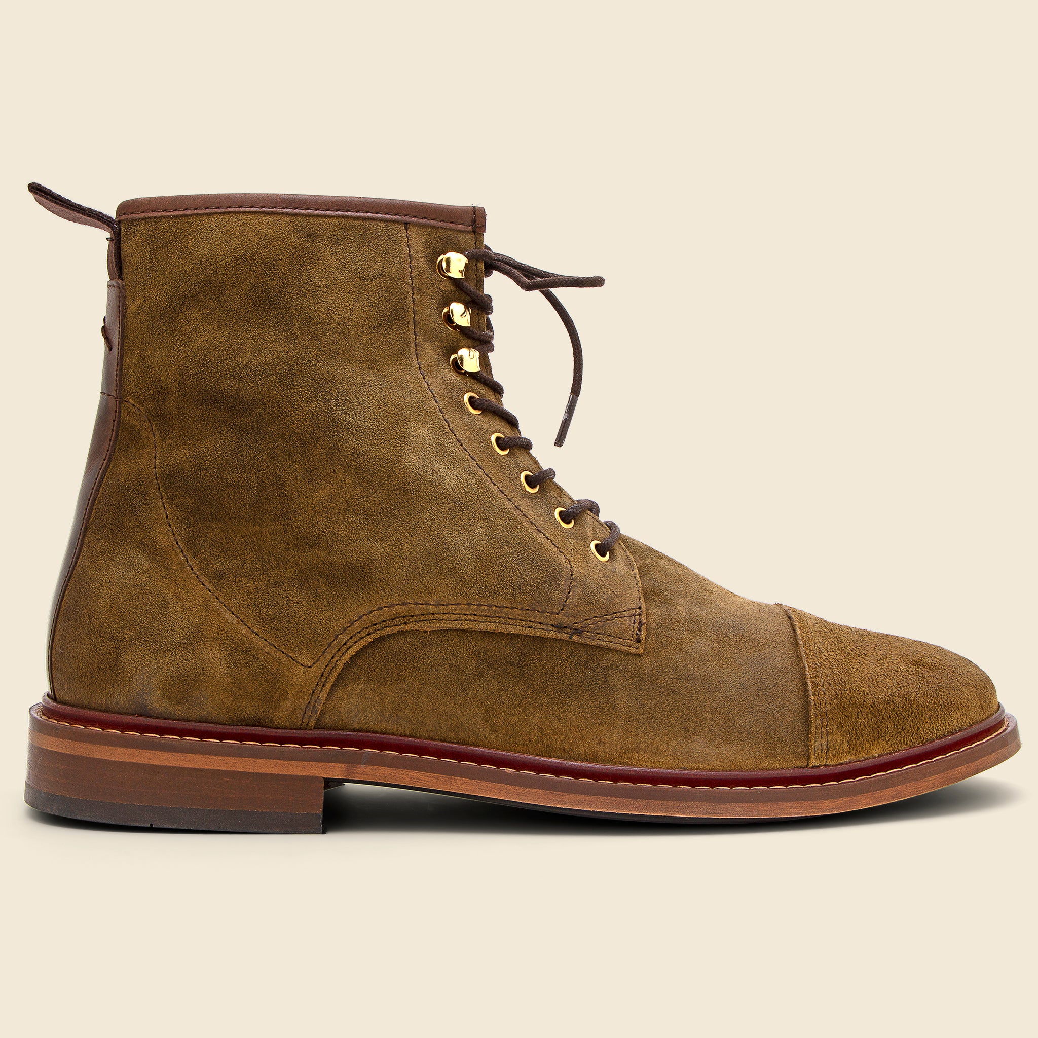 Shoe the Bear, Curtis Waxed Boot - Khaki