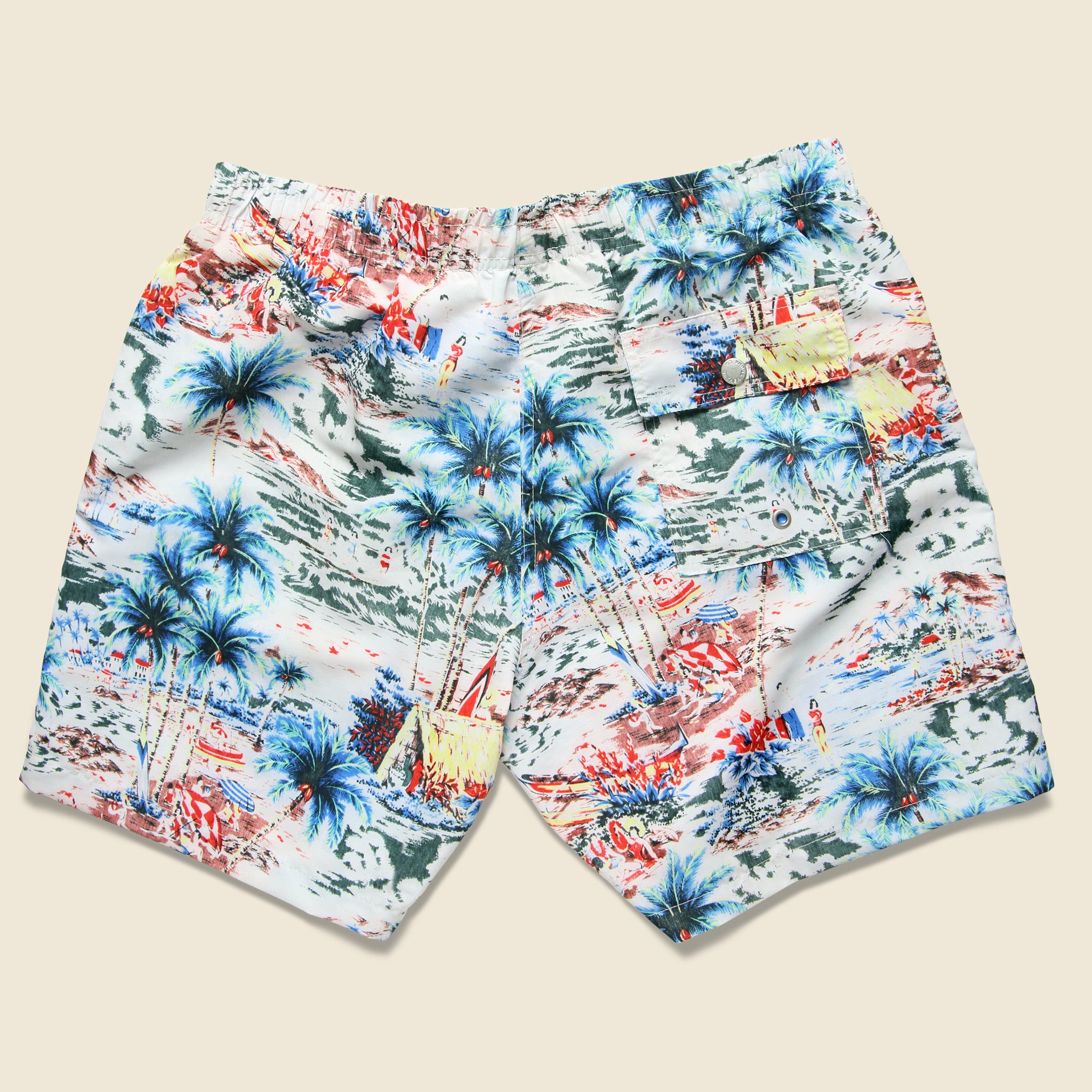 Bather Trunk Co., Daytime Hawaii Swim Trunk - Multi