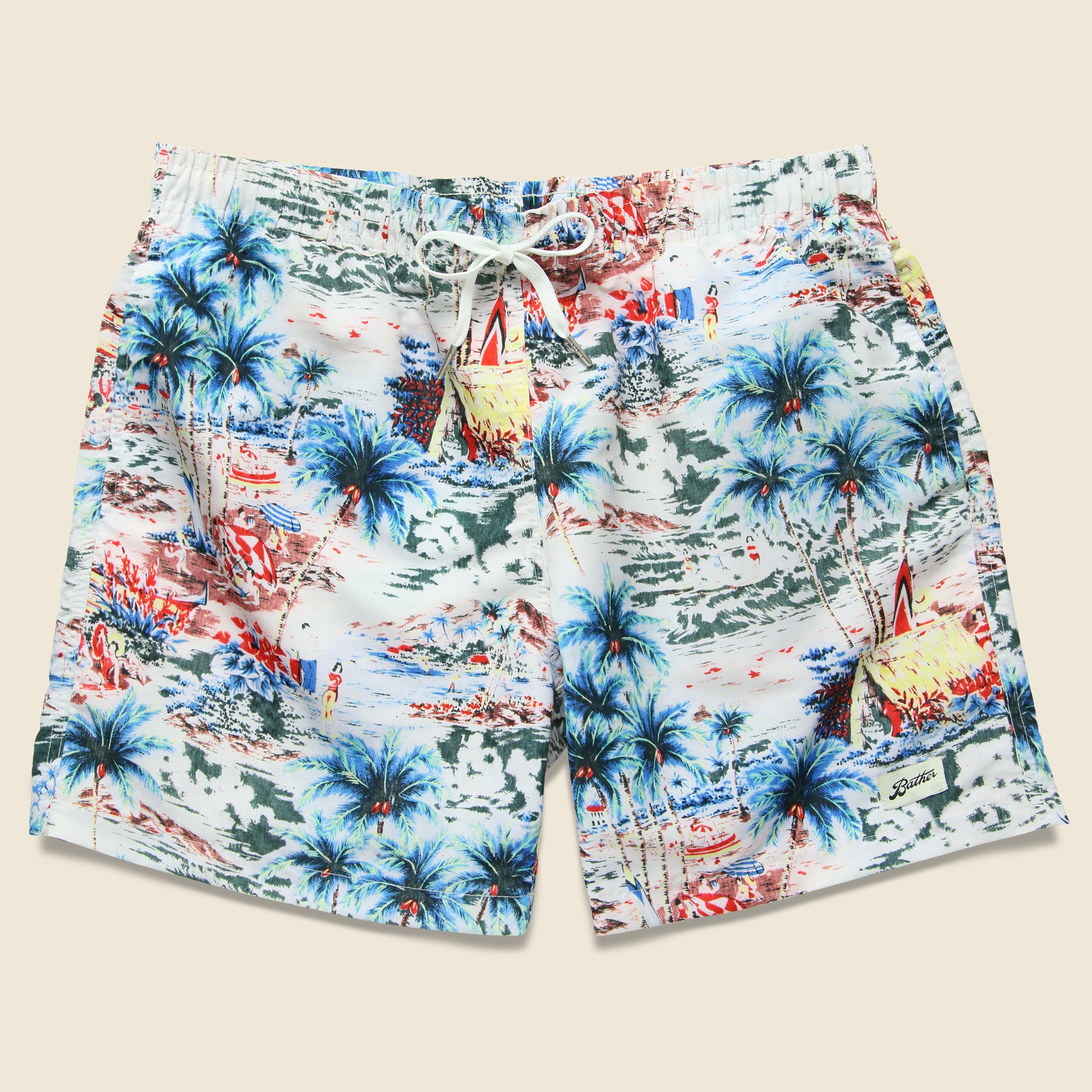 Bather Trunk Co., Daytime Hawaii Swim Trunk - Multi