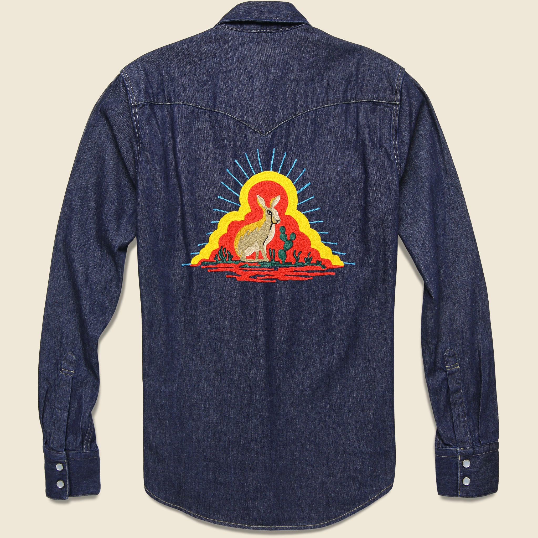 Fort Lonesome, Desert Hare Western Shirt