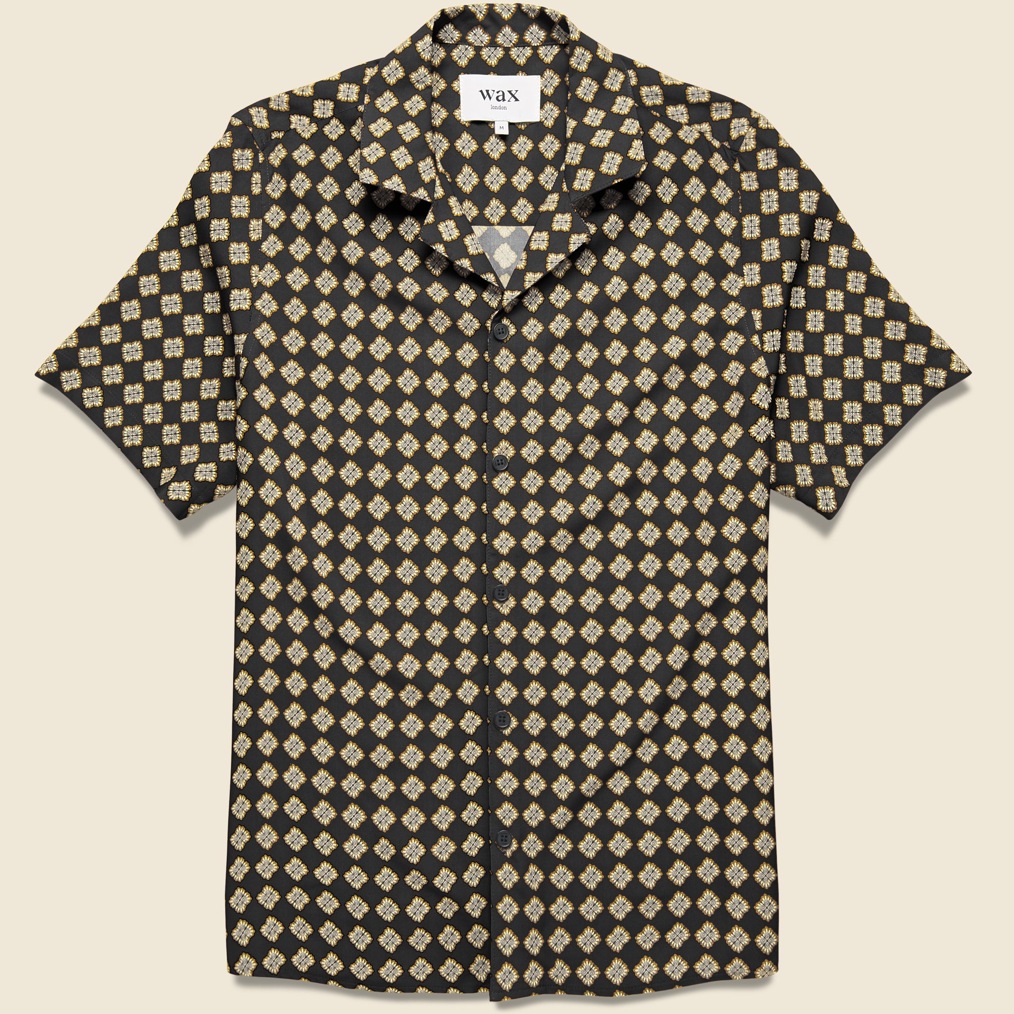 Wax London, Didcot Shirt - Amalfi Black